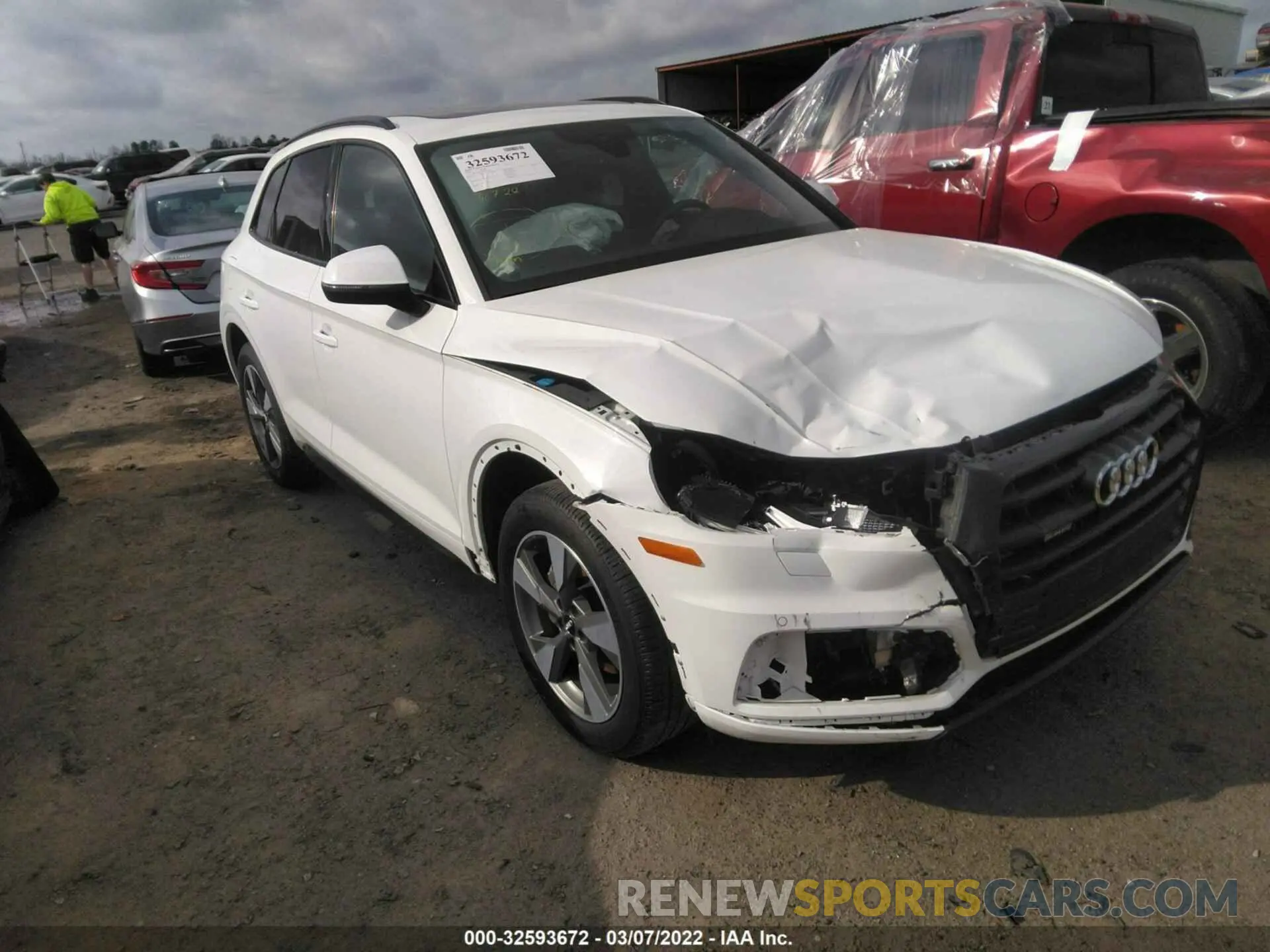 1 fotografías del automóvil dañado WA1ANAFY6L2084093 AUDI Q5 2020