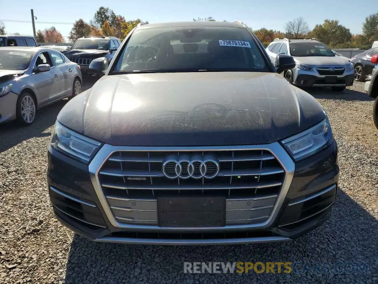 5 fotografías del automóvil dañado WA1ANAFY6L2106142 AUDI Q5 2020