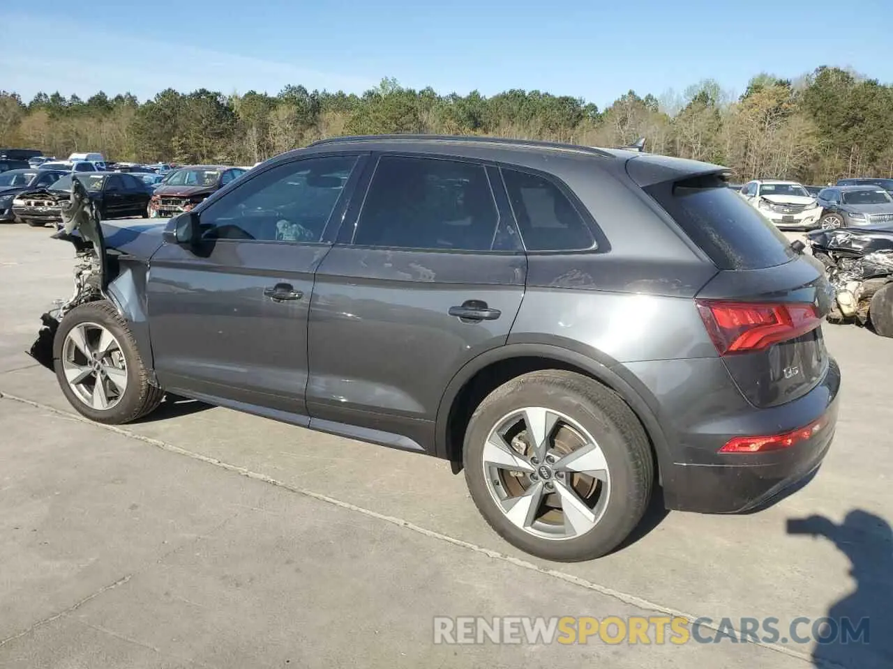 2 fotografías del automóvil dañado WA1ANAFY6L2112619 AUDI Q5 2020