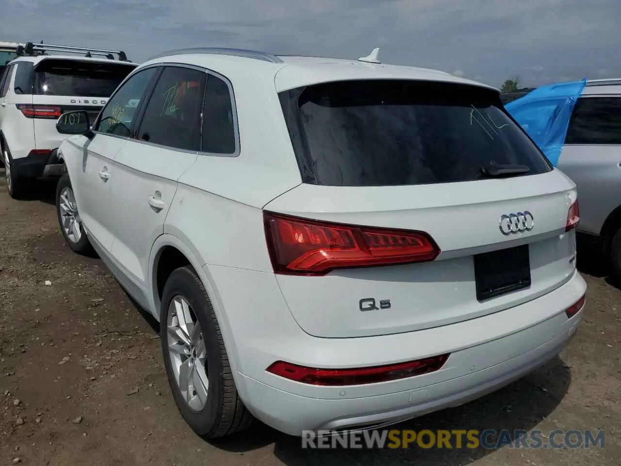 3 fotografías del automóvil dañado WA1ANAFY8L2007306 AUDI Q5 2020