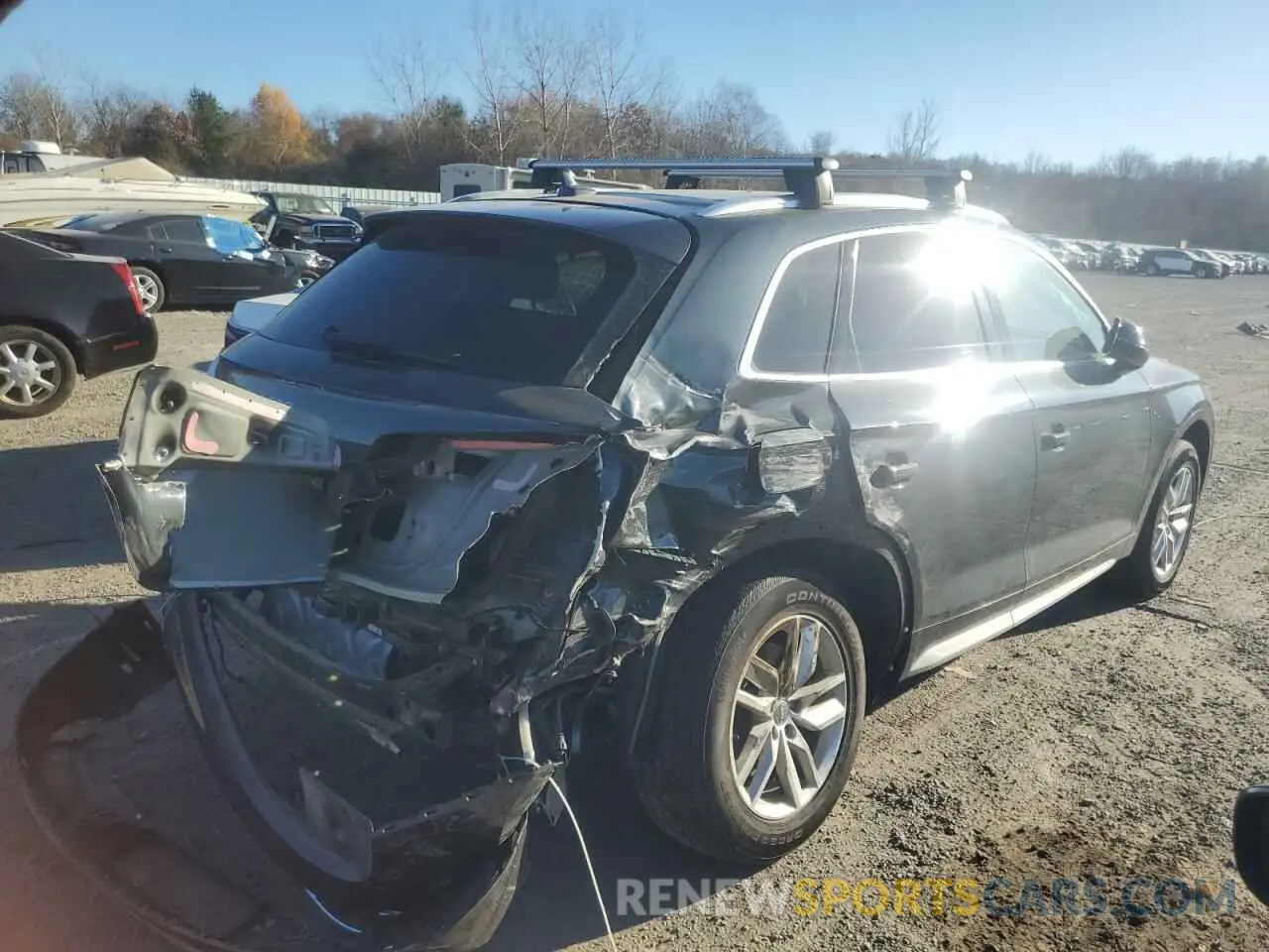 3 fotografías del automóvil dañado WA1ANAFY8L2013056 AUDI Q5 2020