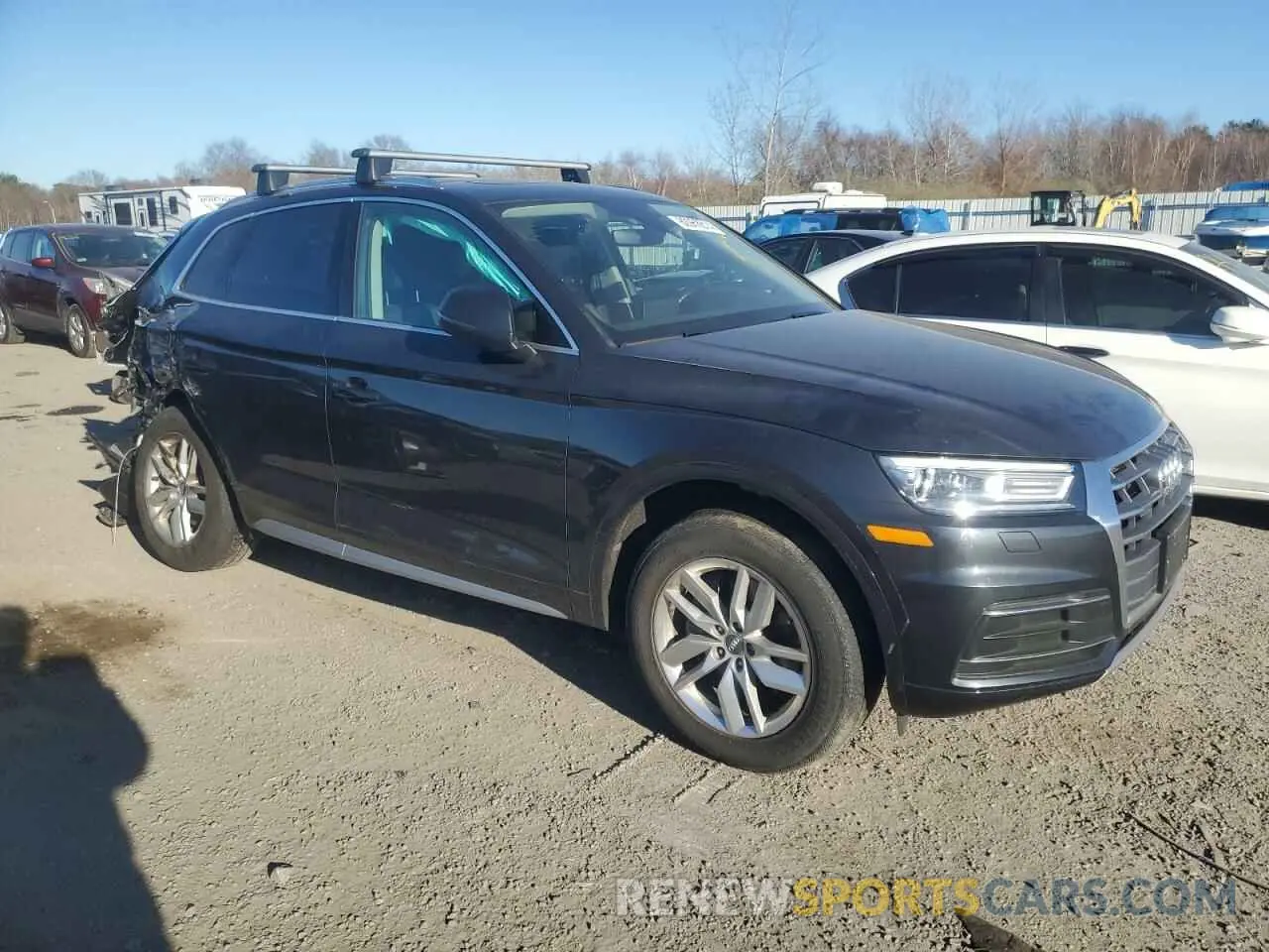 4 fotografías del automóvil dañado WA1ANAFY8L2013056 AUDI Q5 2020