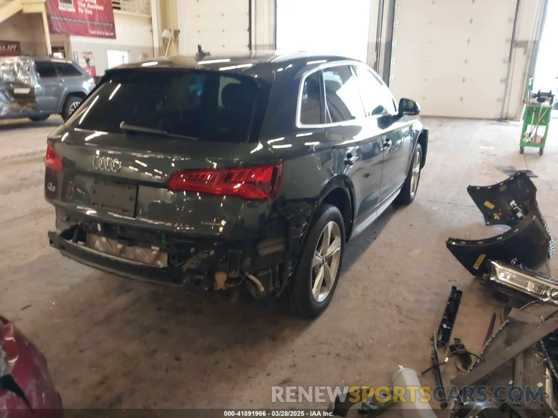 4 fotografías del automóvil dañado WA1ANAFY8L2025272 AUDI Q5 2020