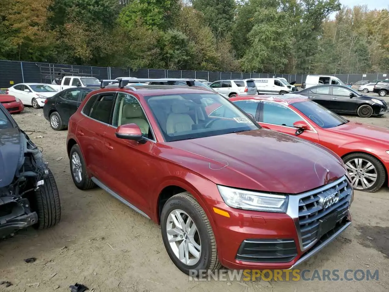 1 fotografías del automóvil dañado WA1ANAFY8L2090655 AUDI Q5 2020