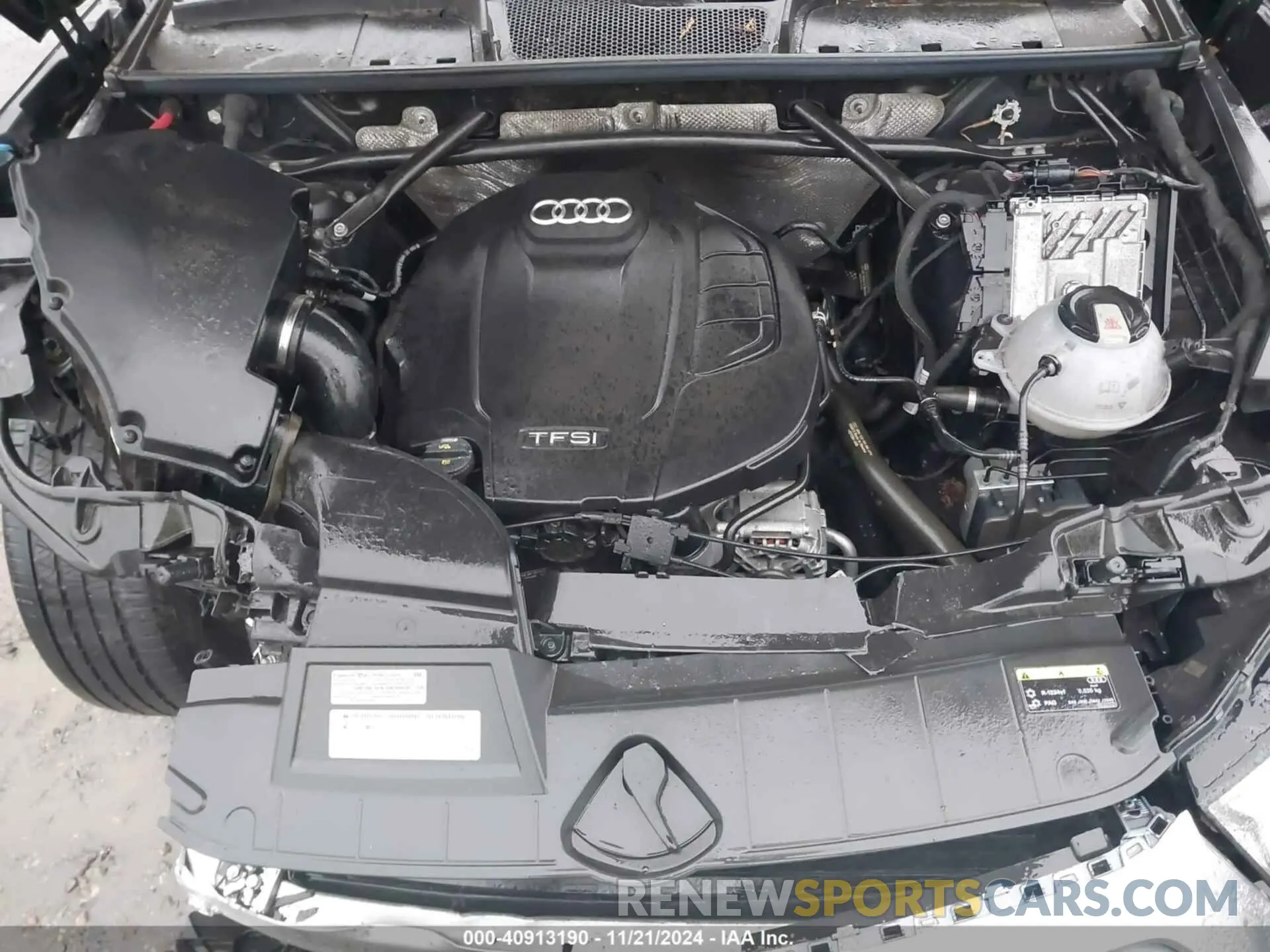 10 fotografías del automóvil dañado WA1ANAFY8L2106708 AUDI Q5 2020