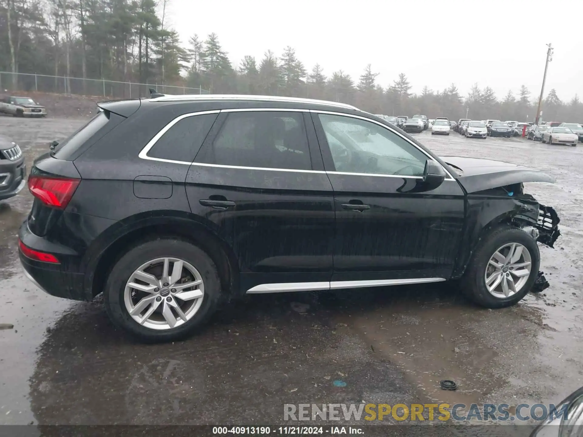 13 fotografías del automóvil dañado WA1ANAFY8L2106708 AUDI Q5 2020