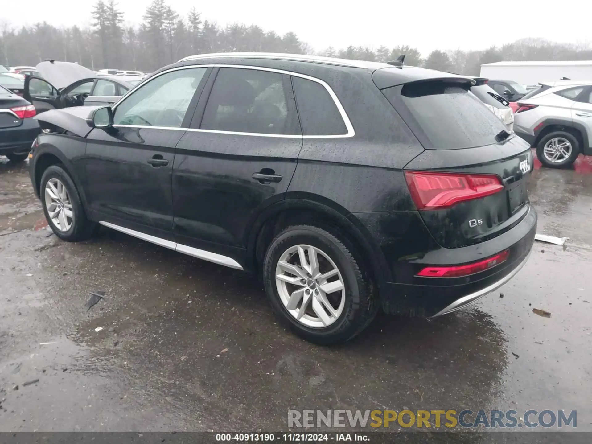 3 fotografías del automóvil dañado WA1ANAFY8L2106708 AUDI Q5 2020