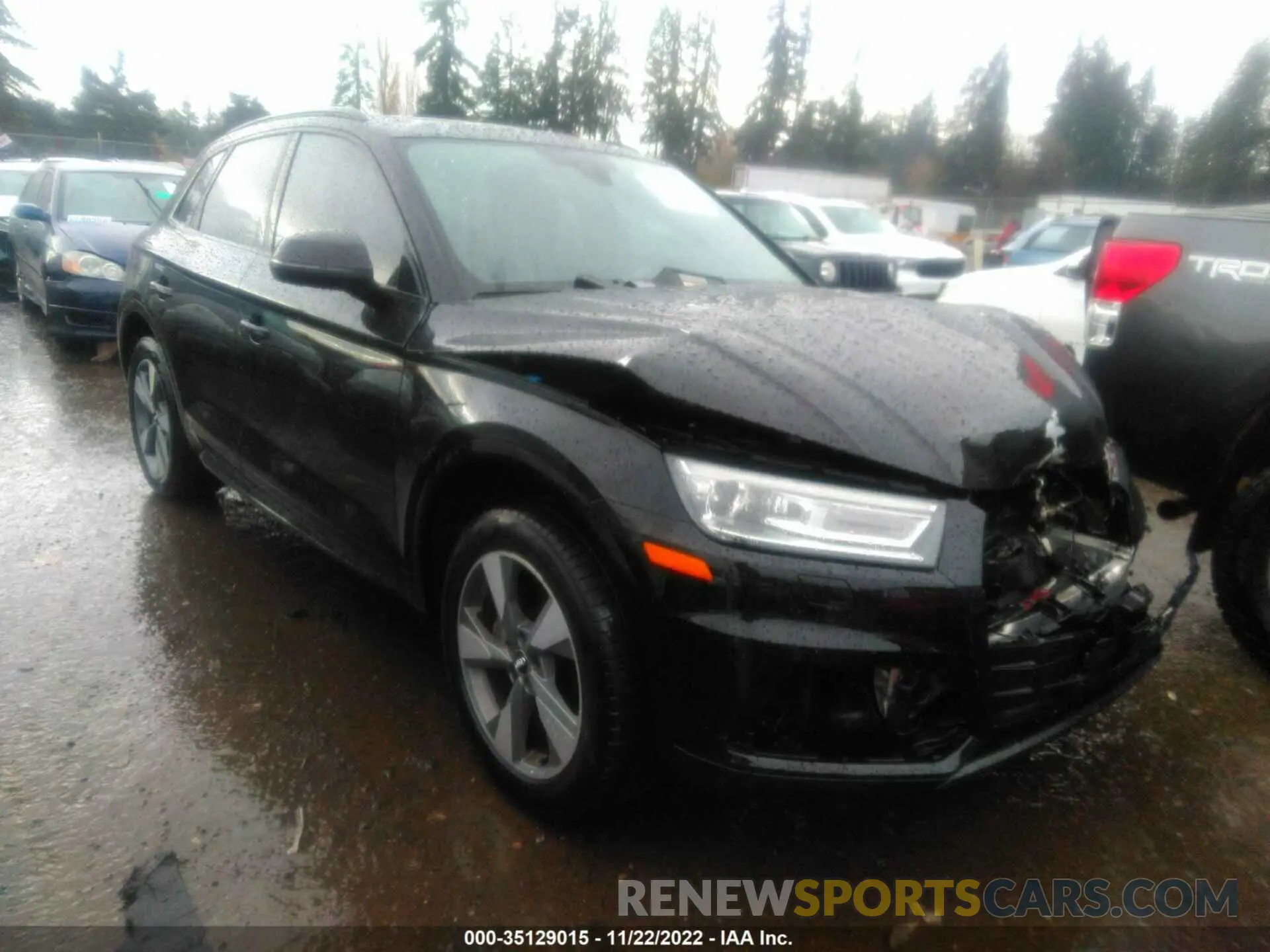 1 fotografías del automóvil dañado WA1ANAFY8L2112556 AUDI Q5 2020