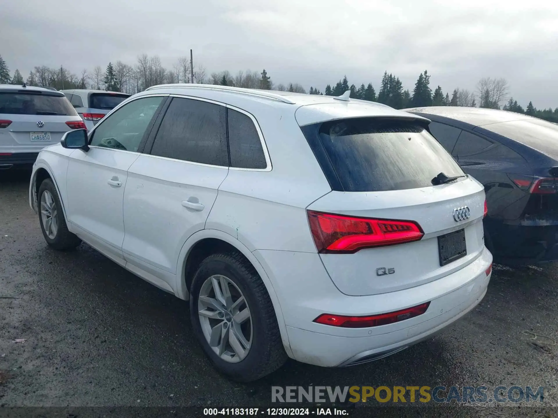 3 fotografías del automóvil dañado WA1ANAFY9L2031372 AUDI Q5 2020