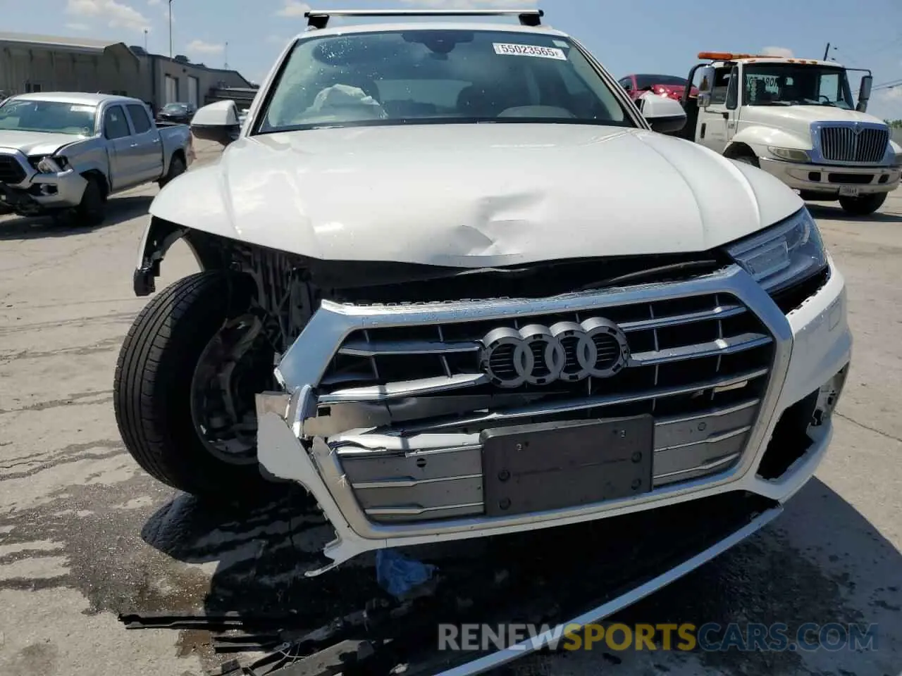 5 fotografías del automóvil dañado WA1ANAFY9L2034921 AUDI Q5 2020