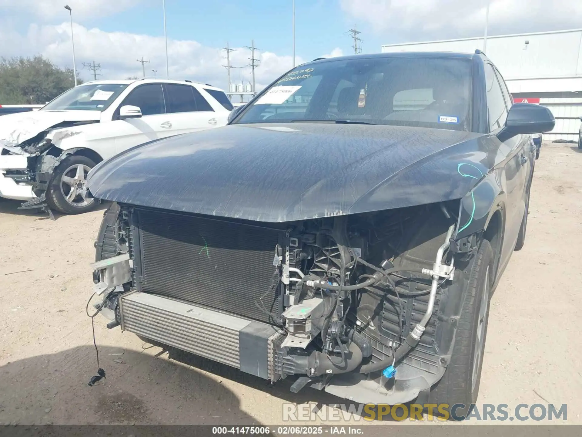 6 fotografías del automóvil dañado WA1ANAFY9L2108404 AUDI Q5 2020