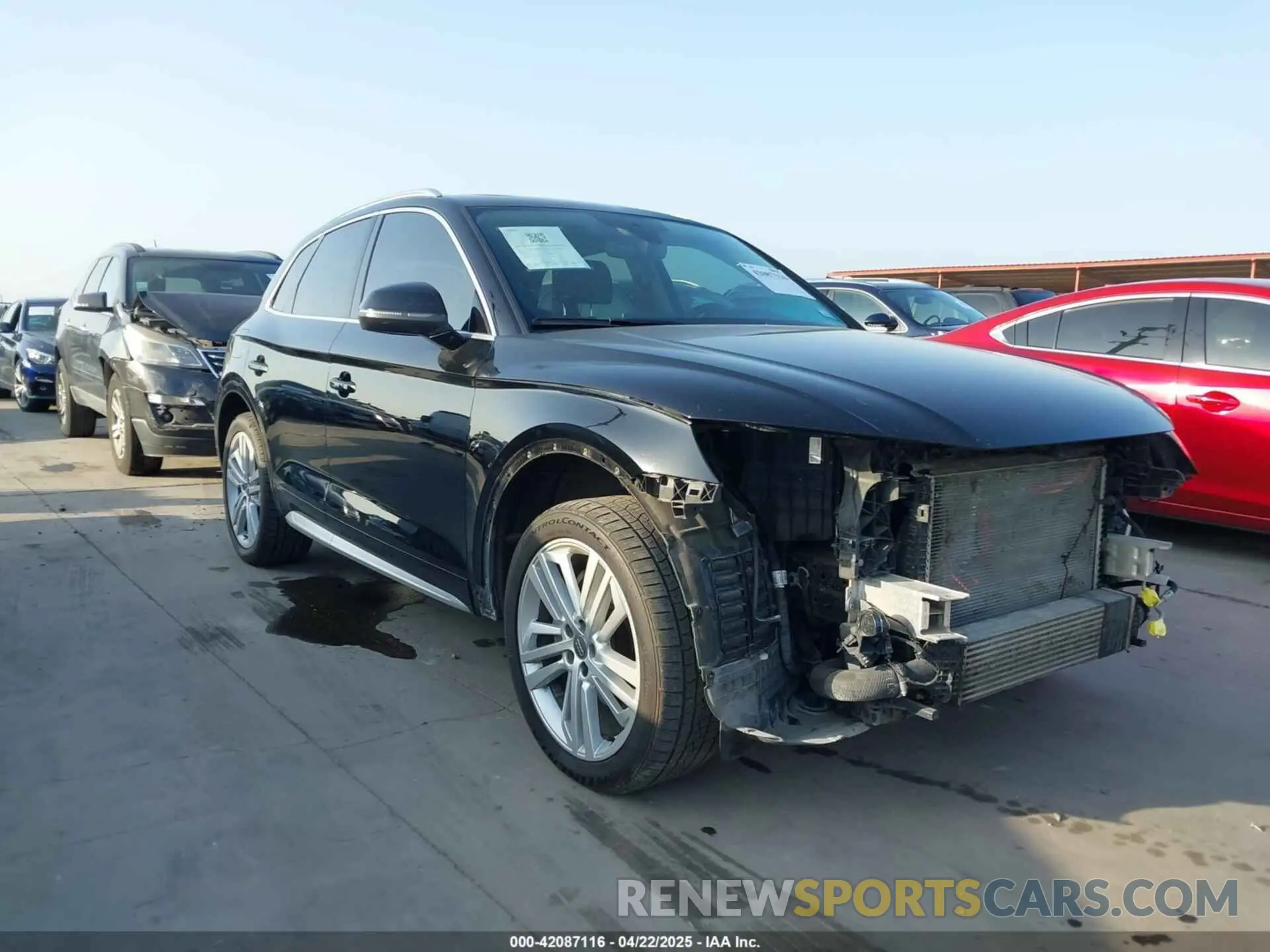 1 fotografías del automóvil dañado WA1BNAFY0L2004064 AUDI Q5 2020