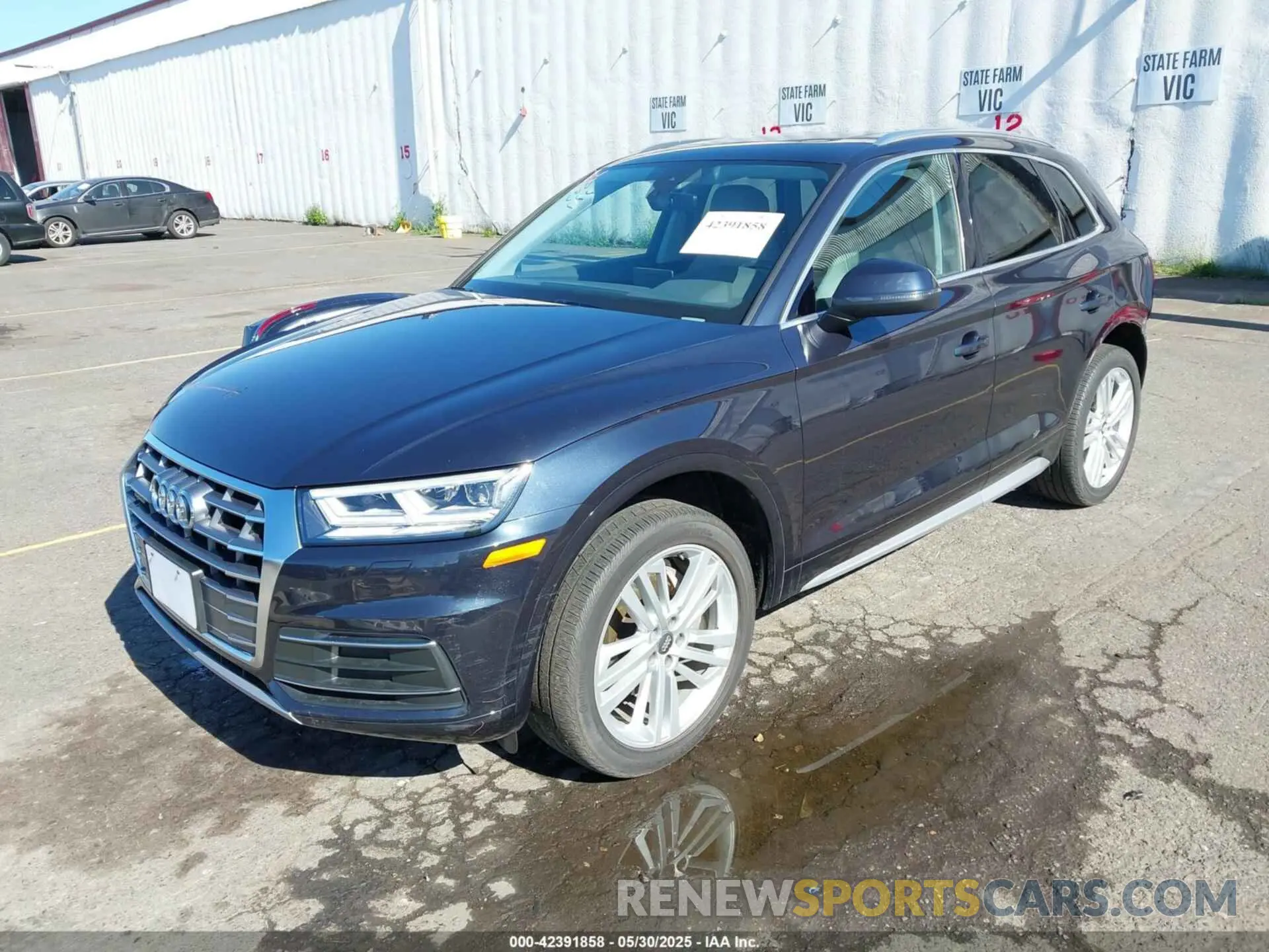 2 fotografías del automóvil dañado WA1BNAFY0L2020863 AUDI Q5 2020