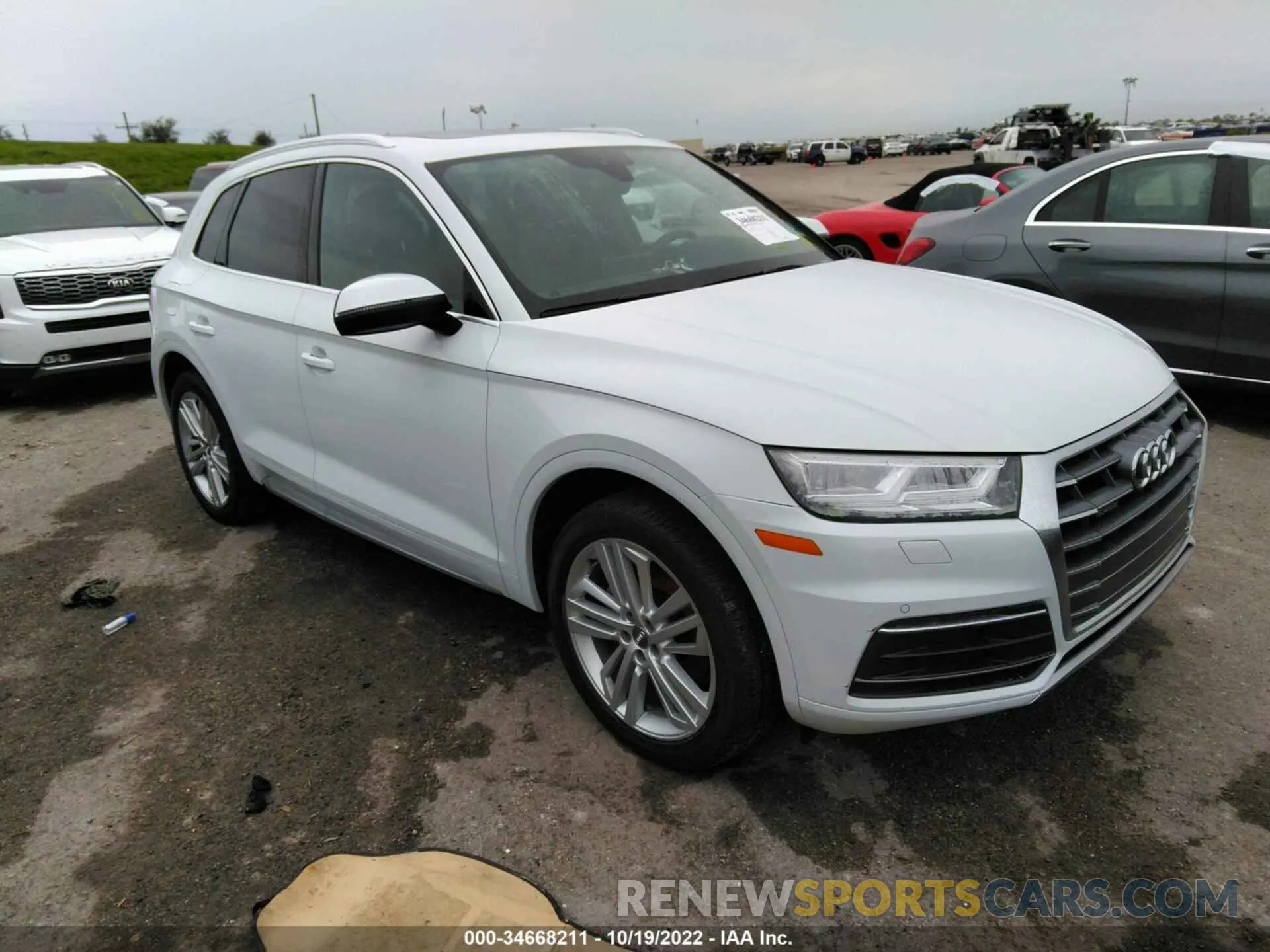 1 fotografías del automóvil dañado WA1BNAFY1L2020385 AUDI Q5 2020