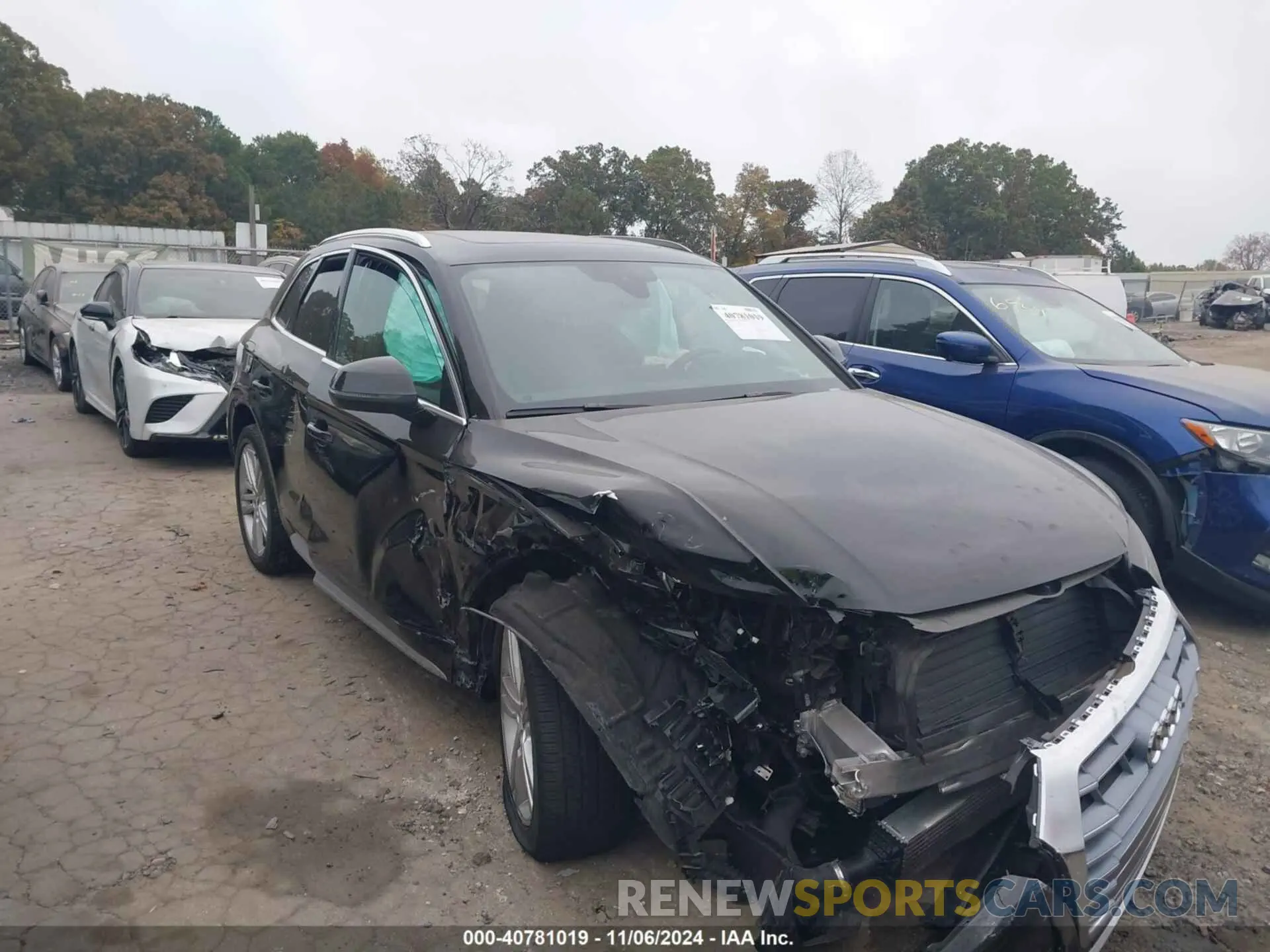 1 fotografías del automóvil dañado WA1BNAFY1L2103928 AUDI Q5 2020