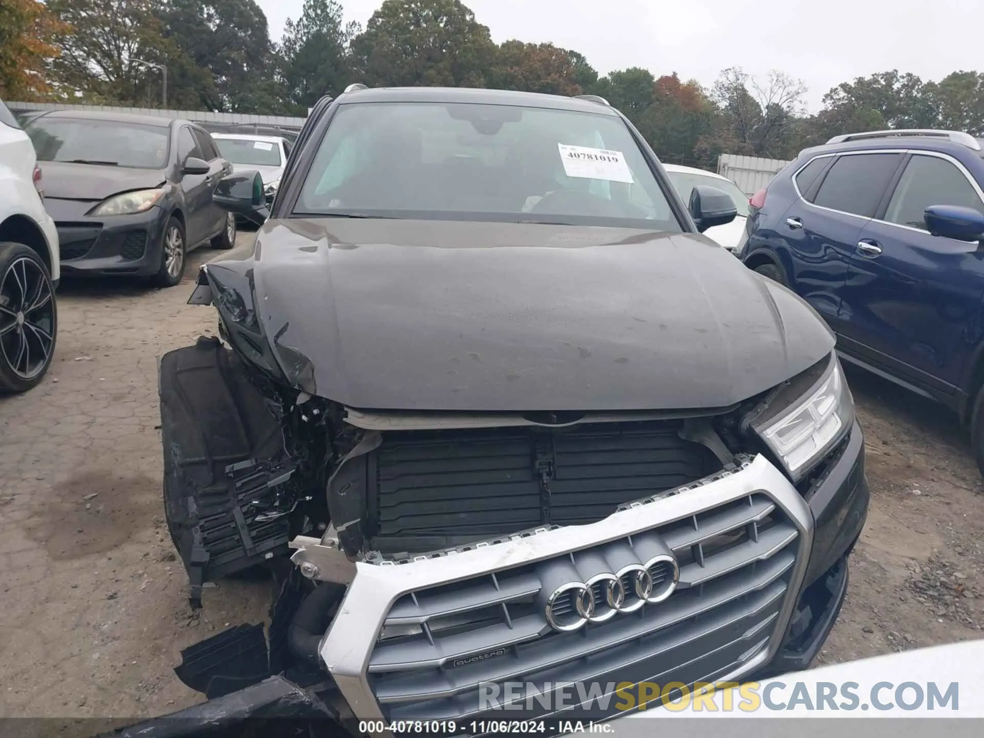 12 fotografías del automóvil dañado WA1BNAFY1L2103928 AUDI Q5 2020