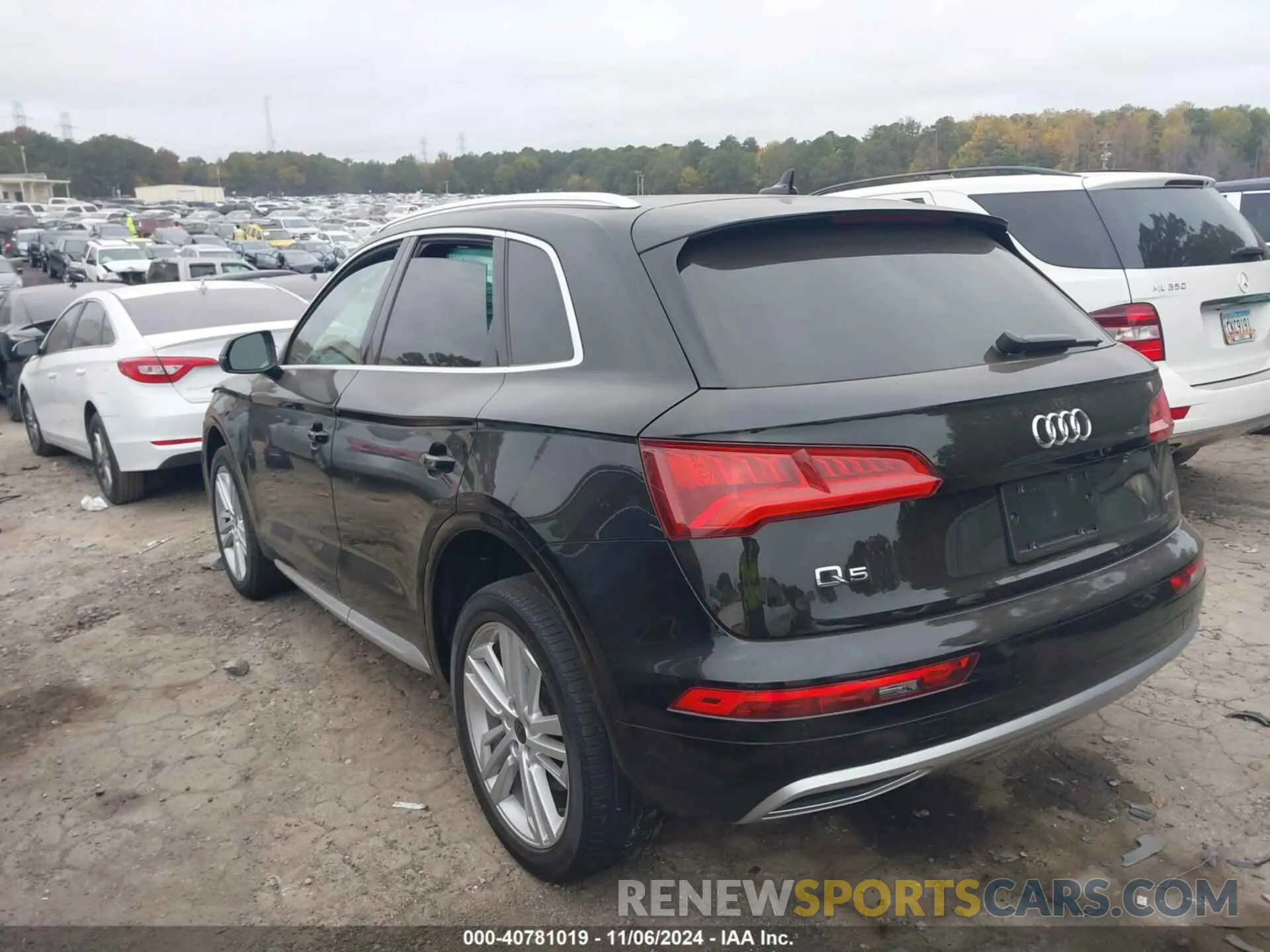 3 fotografías del automóvil dañado WA1BNAFY1L2103928 AUDI Q5 2020
