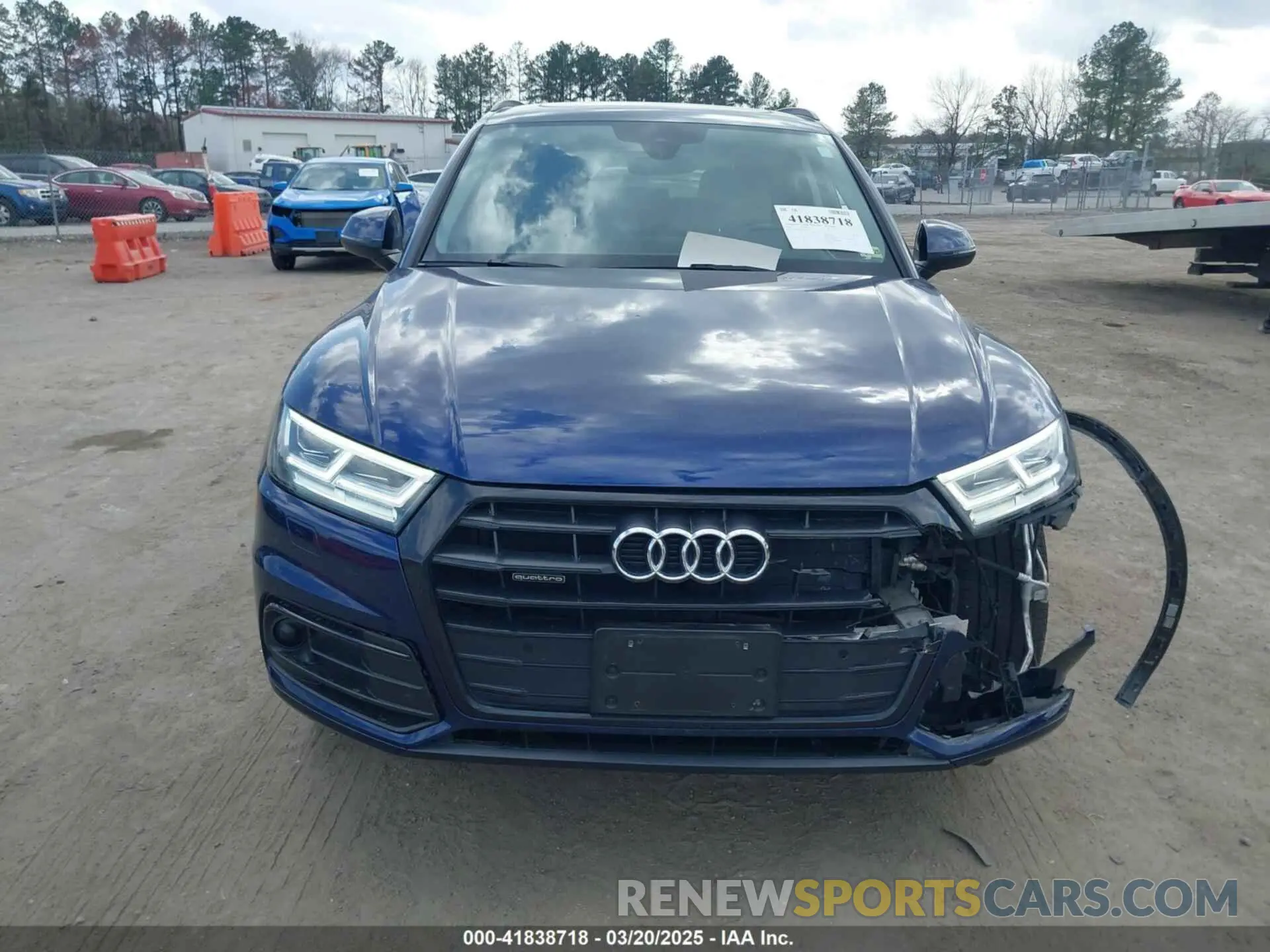 12 fotografías del automóvil dañado WA1BNAFY2L2011761 AUDI Q5 2020