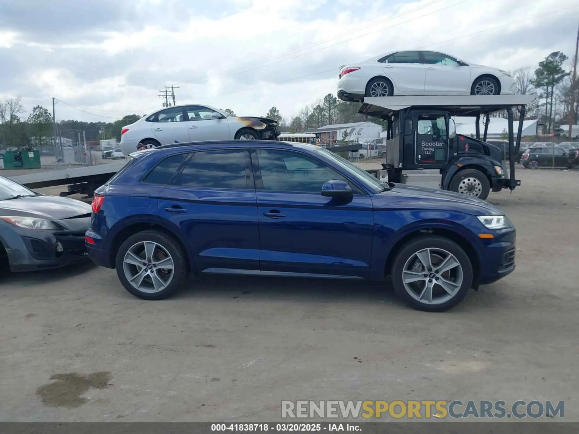 13 fotografías del automóvil dañado WA1BNAFY2L2011761 AUDI Q5 2020
