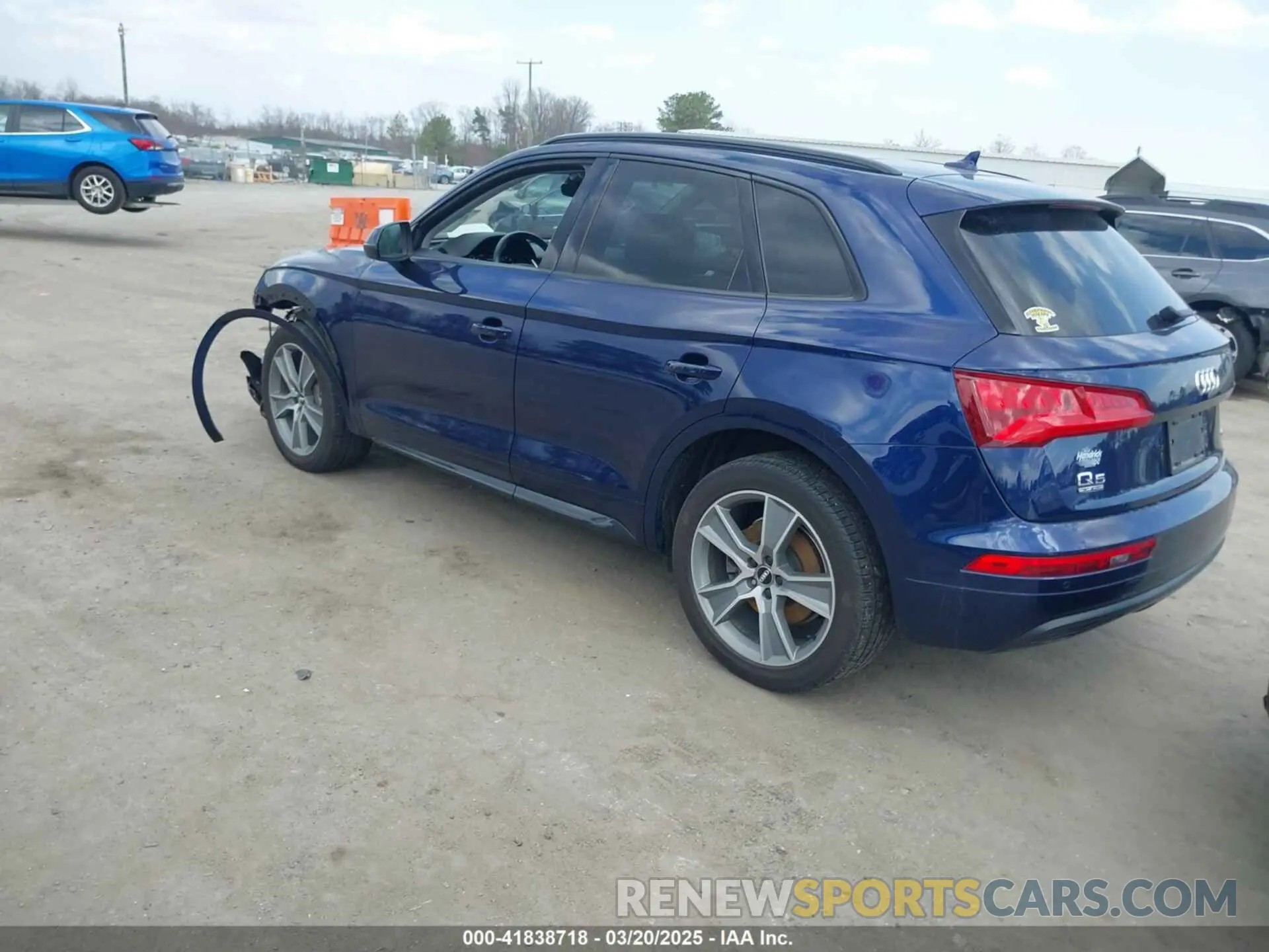 3 fotografías del automóvil dañado WA1BNAFY2L2011761 AUDI Q5 2020