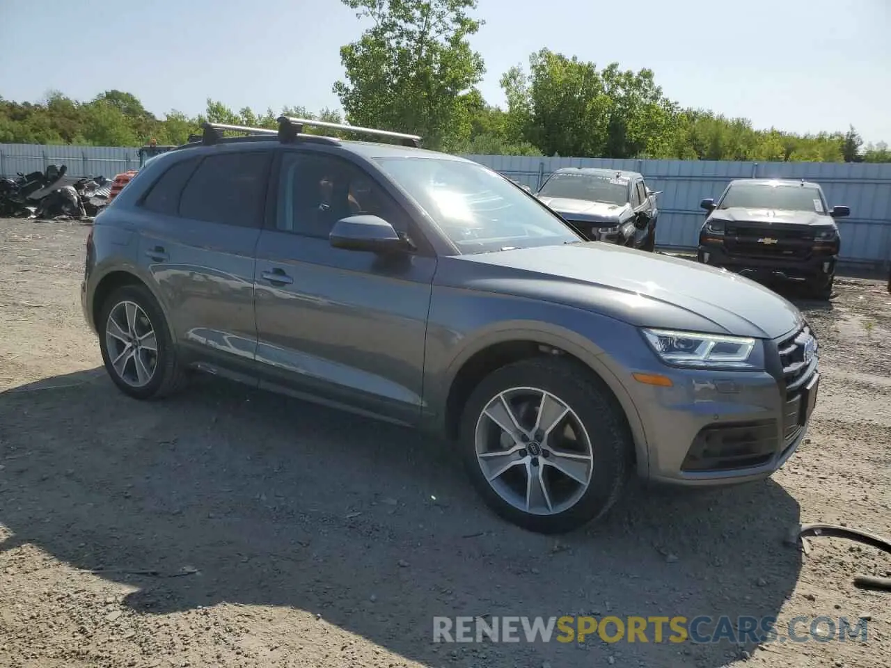 4 fotografías del automóvil dañado WA1BNAFY3L2019285 AUDI Q5 2020