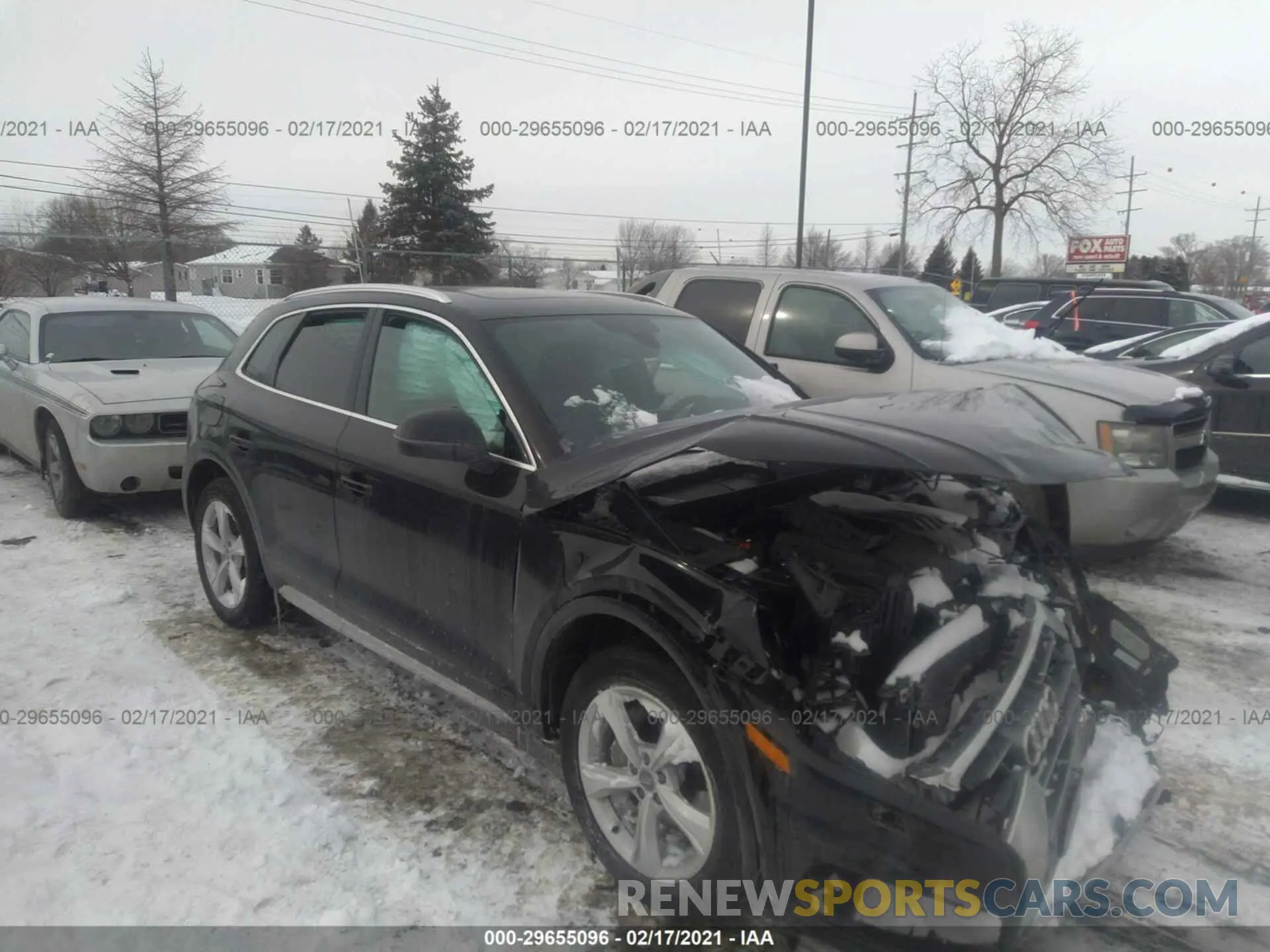 1 fotografías del automóvil dañado WA1BNAFY3L2029217 AUDI Q5 2020