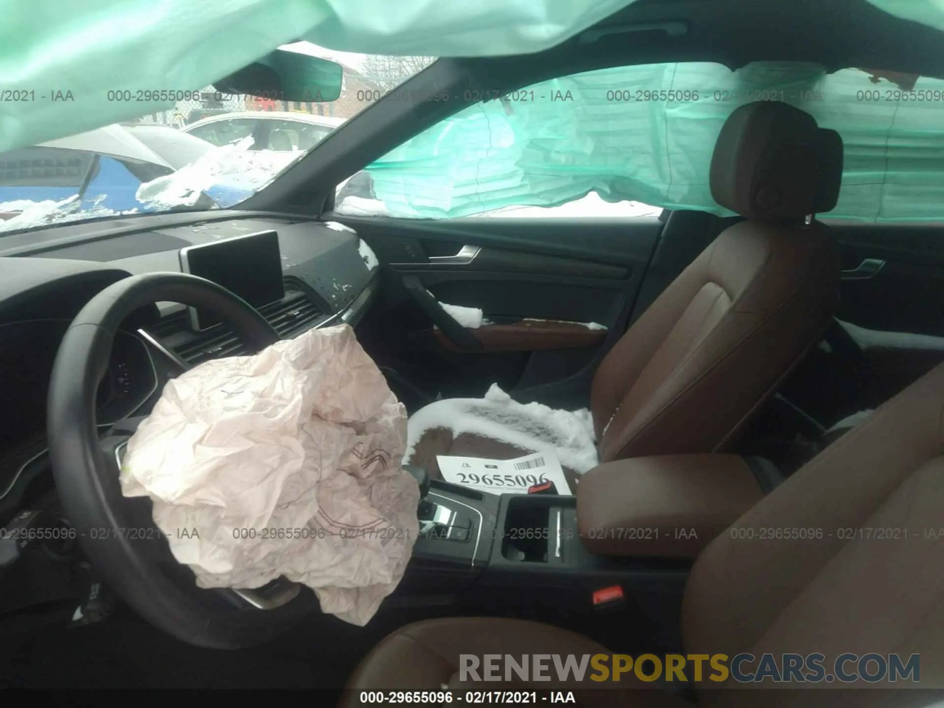 5 fotografías del automóvil dañado WA1BNAFY3L2029217 AUDI Q5 2020