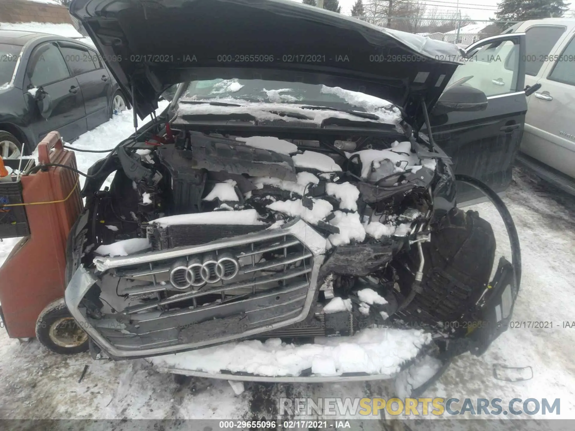 6 fotografías del automóvil dañado WA1BNAFY3L2029217 AUDI Q5 2020