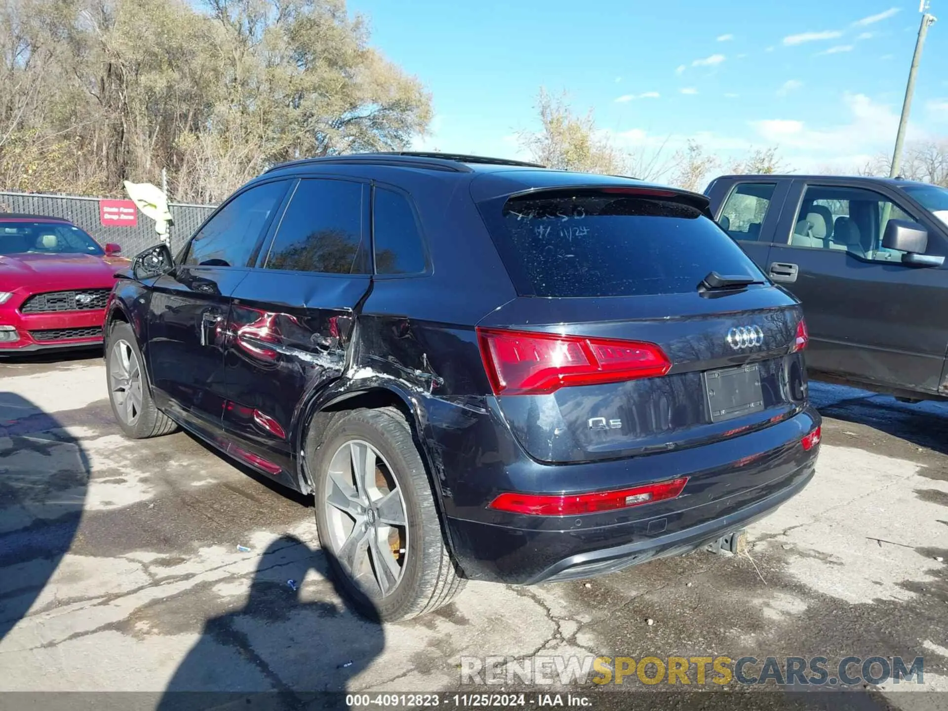 3 fotografías del automóvil dañado WA1BNAFY3L2071645 AUDI Q5 2020