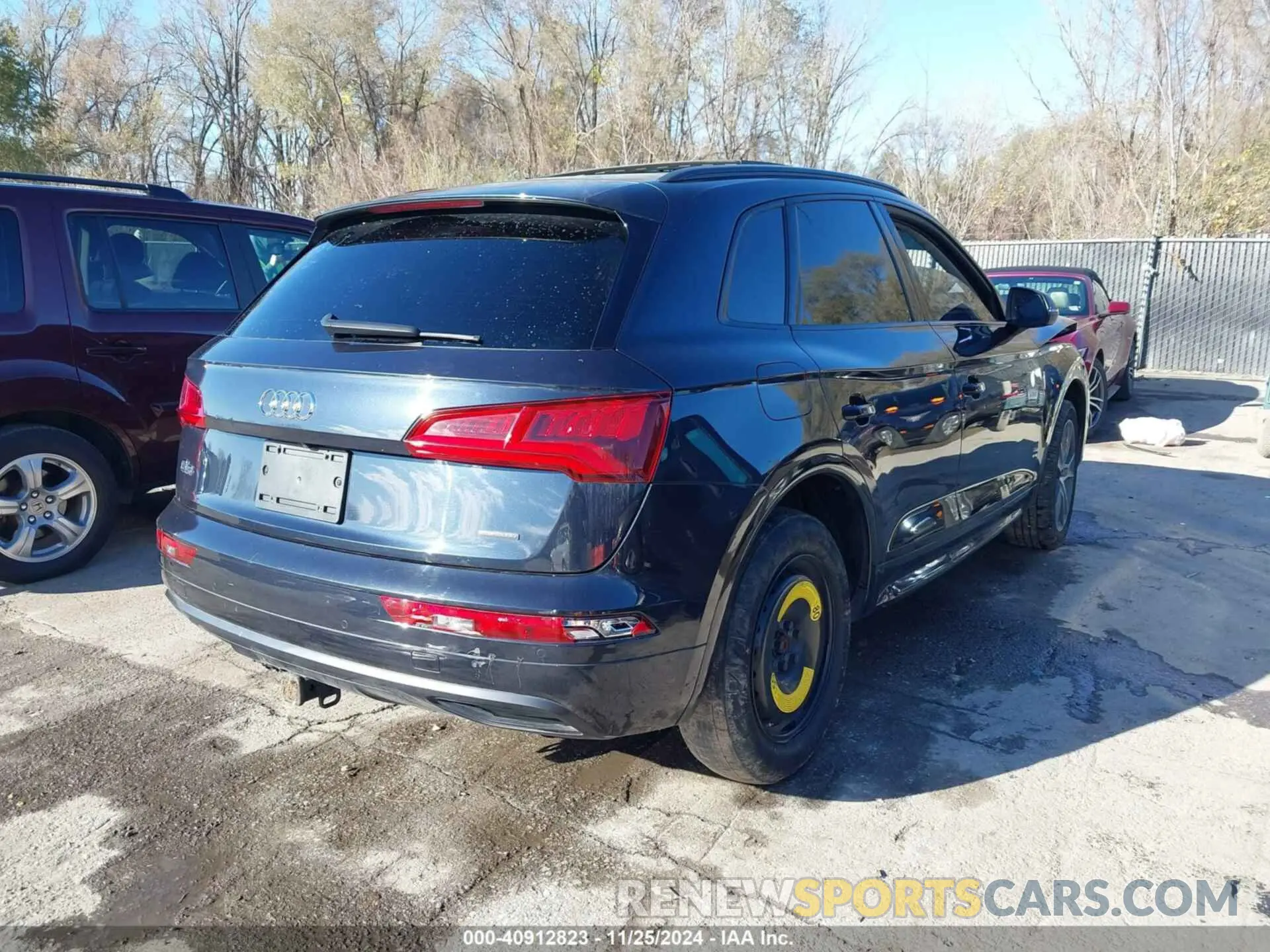 4 fotografías del automóvil dañado WA1BNAFY3L2071645 AUDI Q5 2020