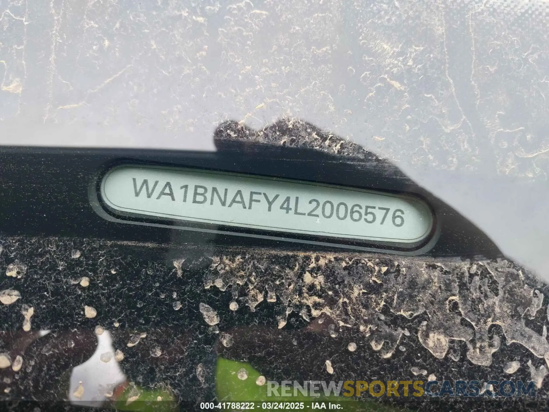 9 fotografías del automóvil dañado WA1BNAFY4L2006576 AUDI Q5 2020