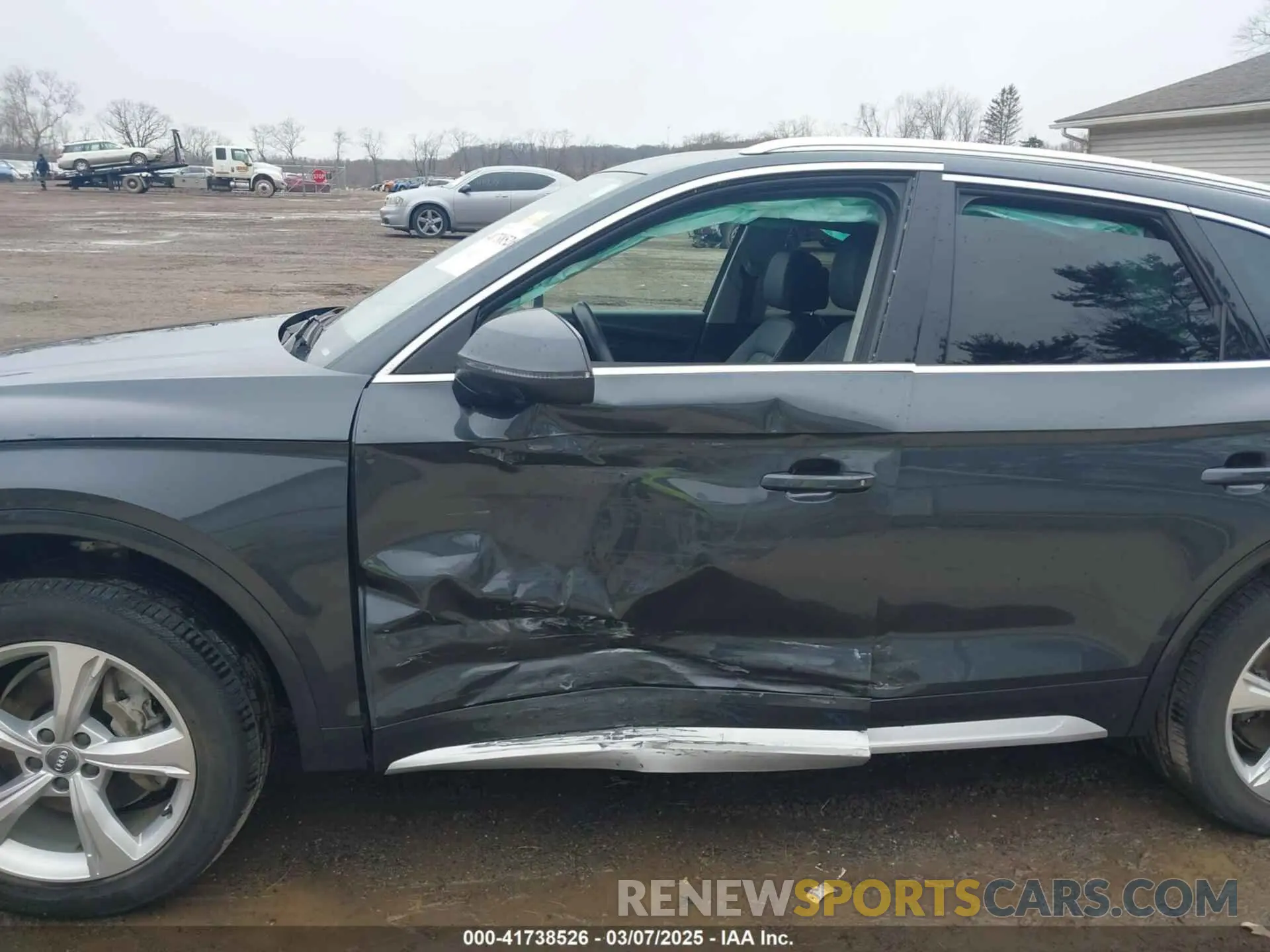 6 fotografías del automóvil dañado WA1BNAFY5L2010054 AUDI Q5 2020