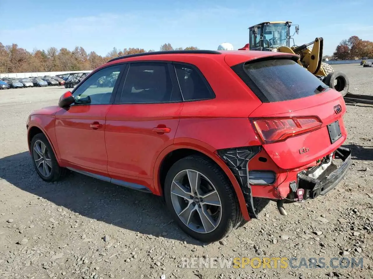 2 fotografías del automóvil dañado WA1BNAFY6L2089671 AUDI Q5 2020
