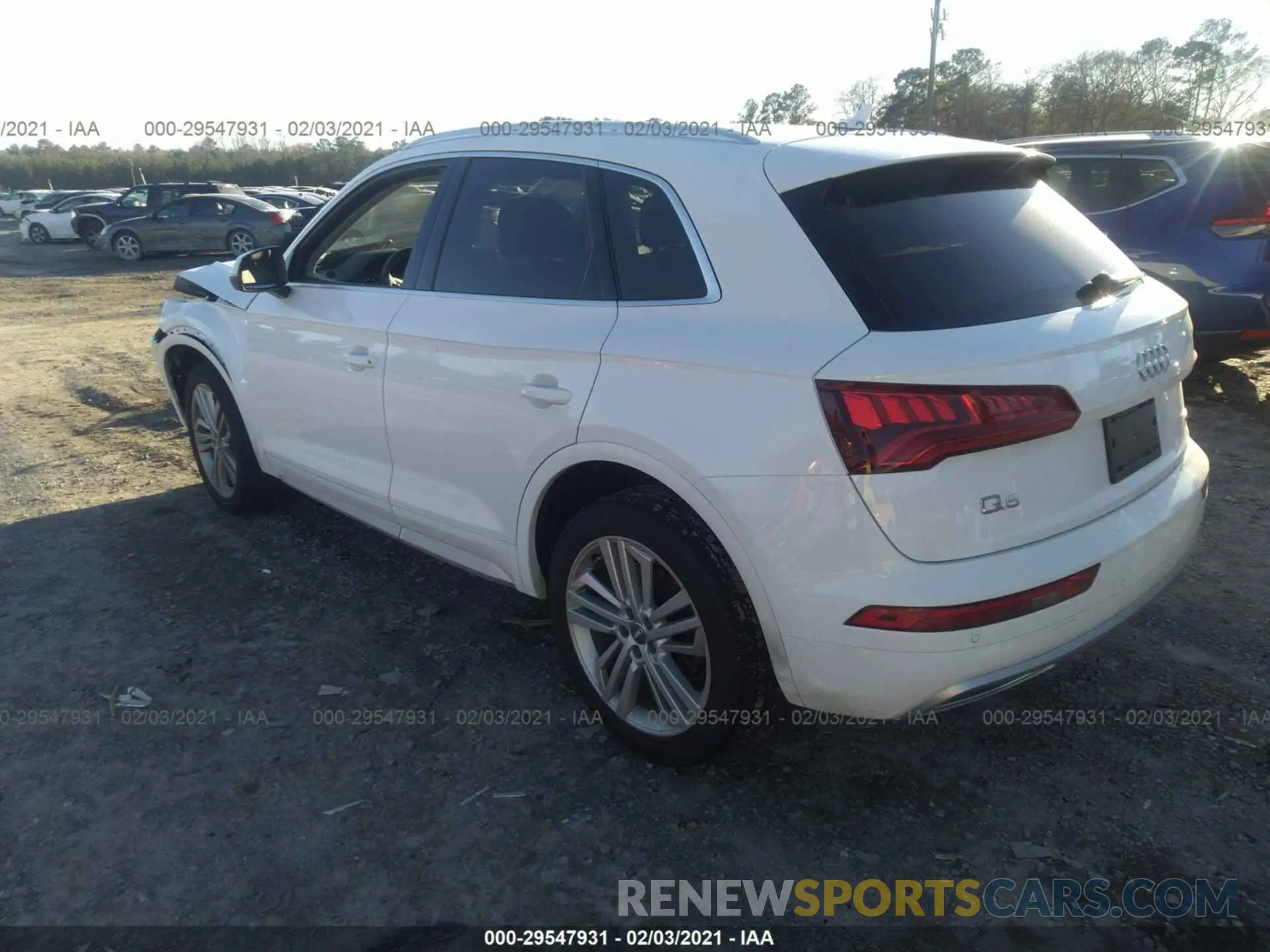3 fotografías del automóvil dañado WA1BNAFY7L2013635 AUDI Q5 2020