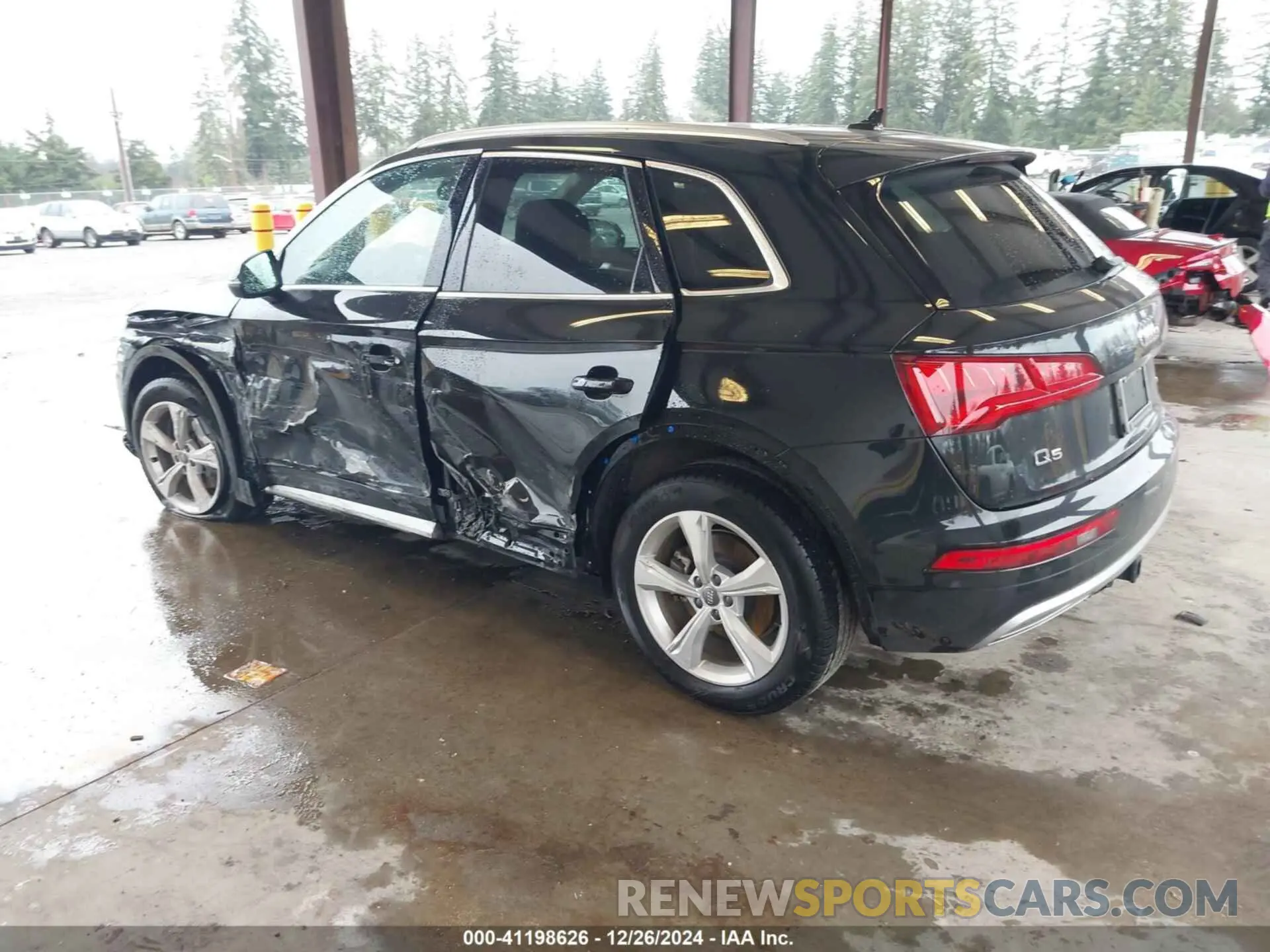 3 fotografías del automóvil dañado WA1BNAFY7L2048806 AUDI Q5 2020
