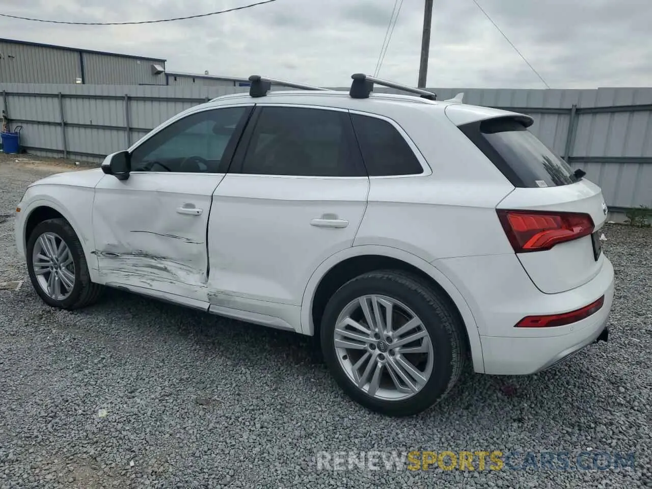 2 fotografías del automóvil dañado WA1BNAFY7L2100547 AUDI Q5 2020