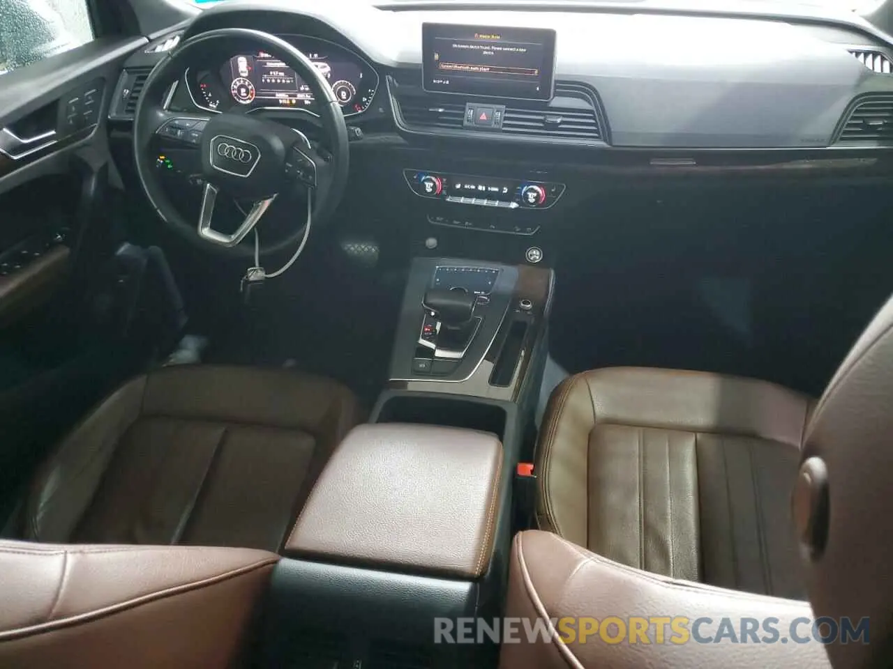 8 fotografías del automóvil dañado WA1BNAFY8L2039726 AUDI Q5 2020