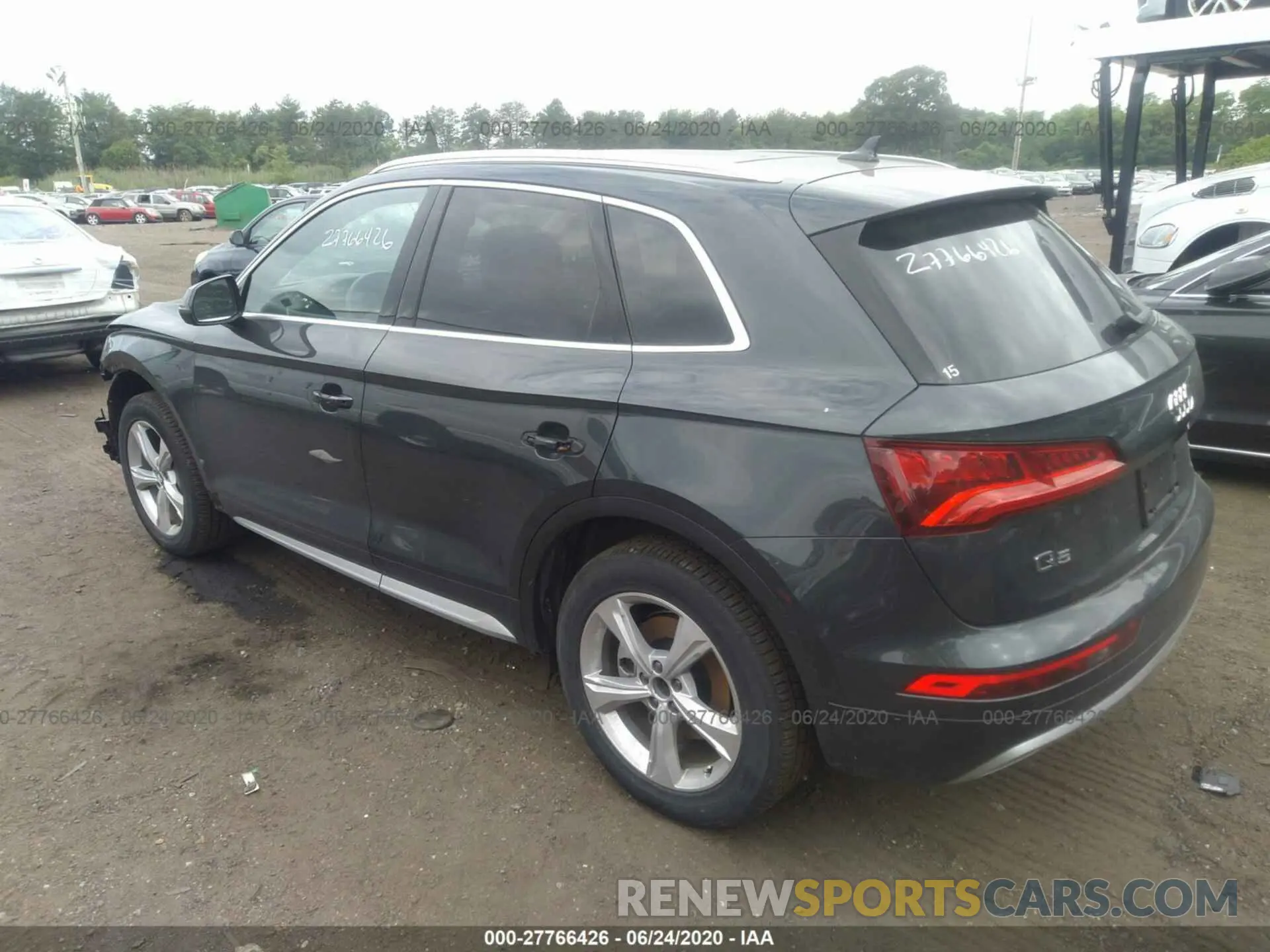 3 fotografías del automóvil dañado WA1BNAFY9L2016276 AUDI Q5 2020