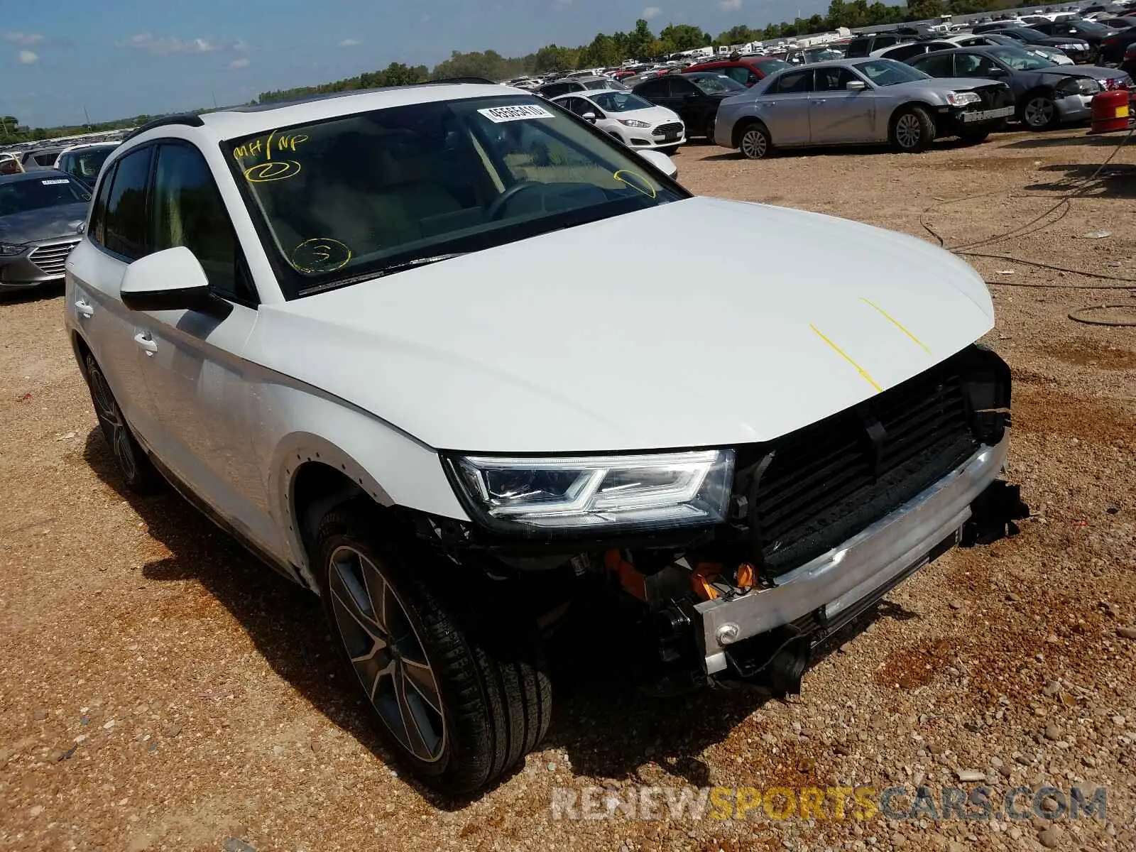 1 fotografías del automóvil dañado WA1CNAFY7L2078781 AUDI Q5 2020