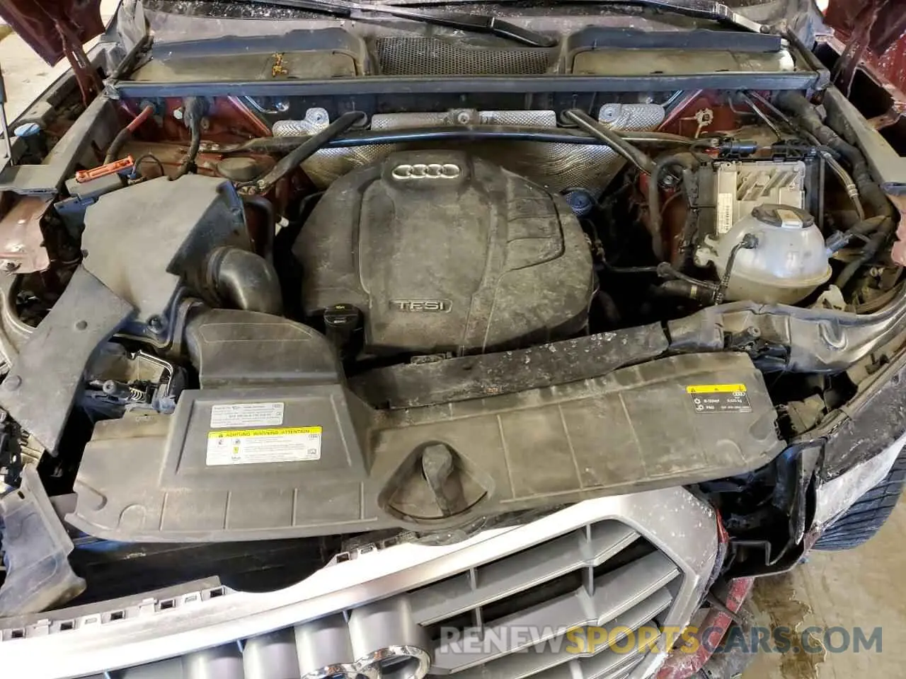 11 fotografías del automóvil dañado WA1CNAFY7L2099923 AUDI Q5 2020