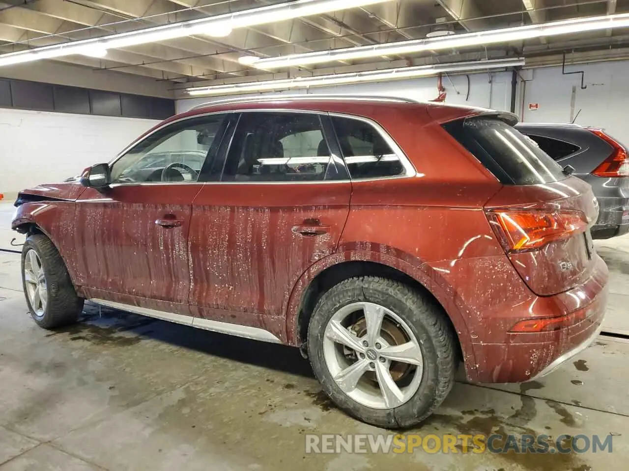 2 fotografías del automóvil dañado WA1CNAFY7L2099923 AUDI Q5 2020