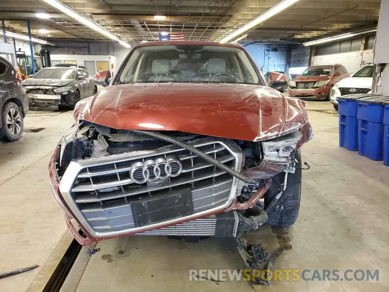 5 fotografías del automóvil dañado WA1CNAFY7L2099923 AUDI Q5 2020