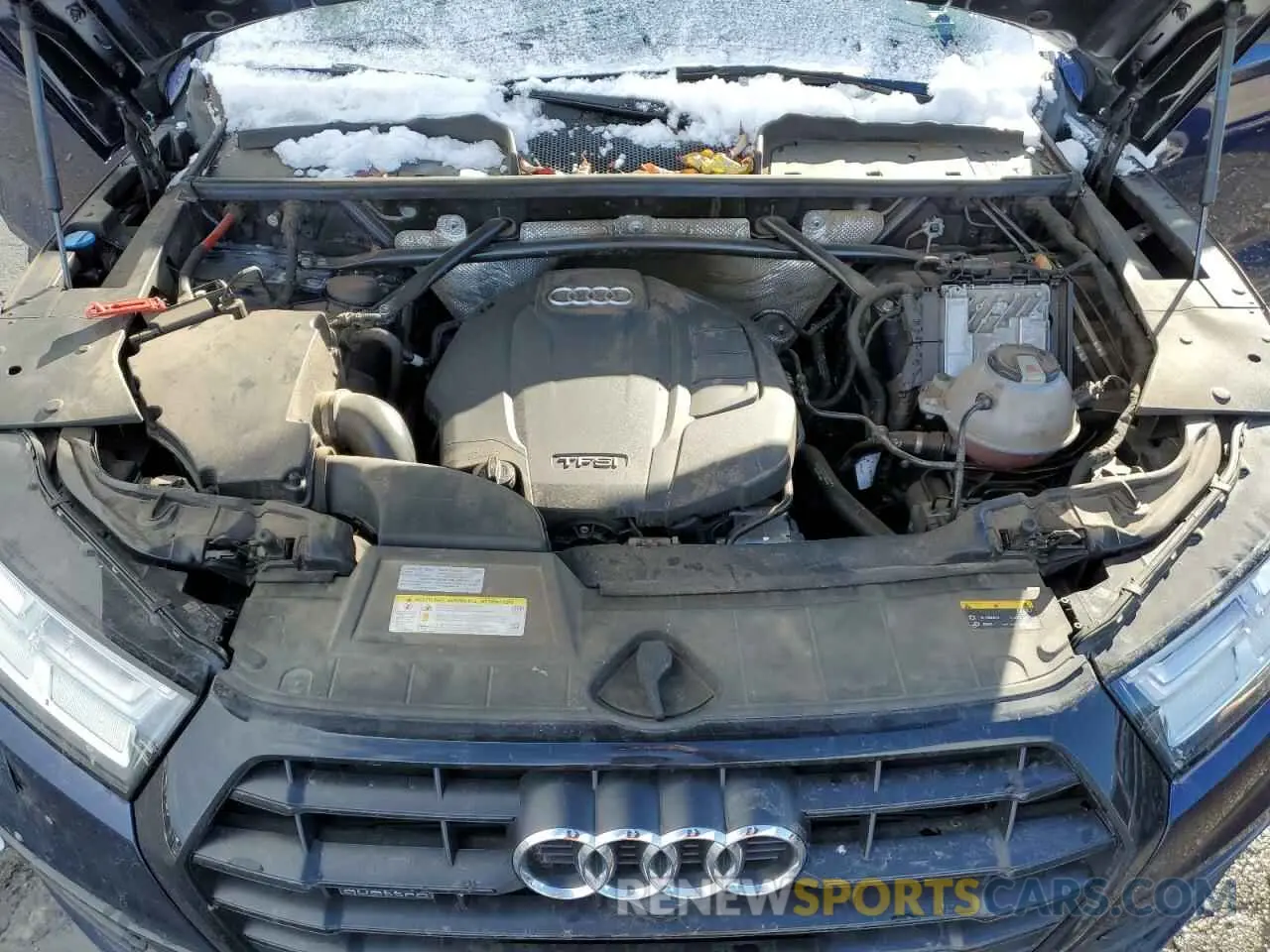 11 fotografías del automóvil dañado WA1CNAFY9L2091936 AUDI Q5 2020