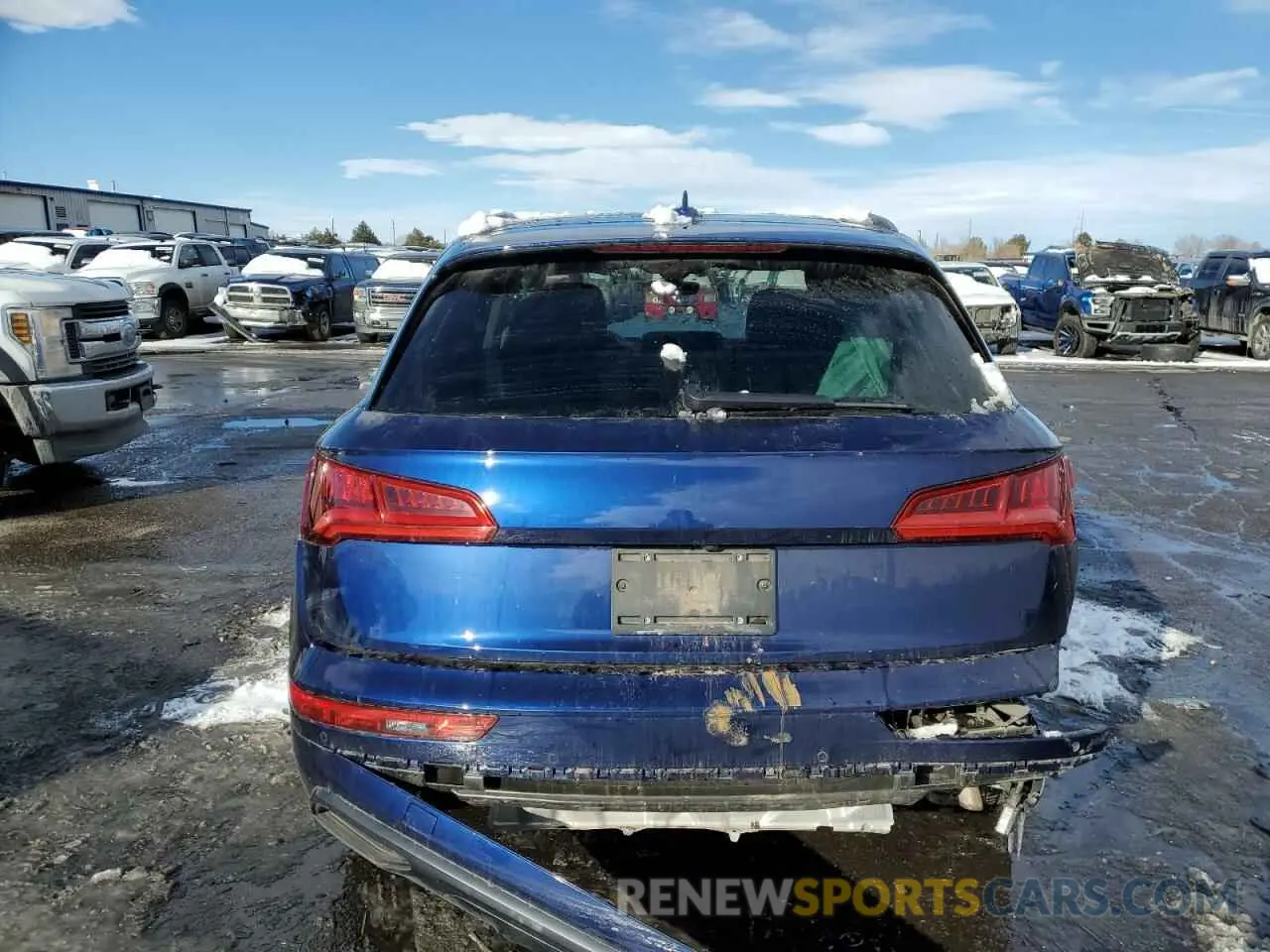 6 fotografías del automóvil dañado WA1CNAFY9L2091936 AUDI Q5 2020