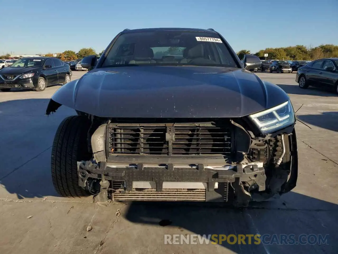 5 fotografías del automóvil dañado WA1ENAFY0L2112228 AUDI Q5 2020