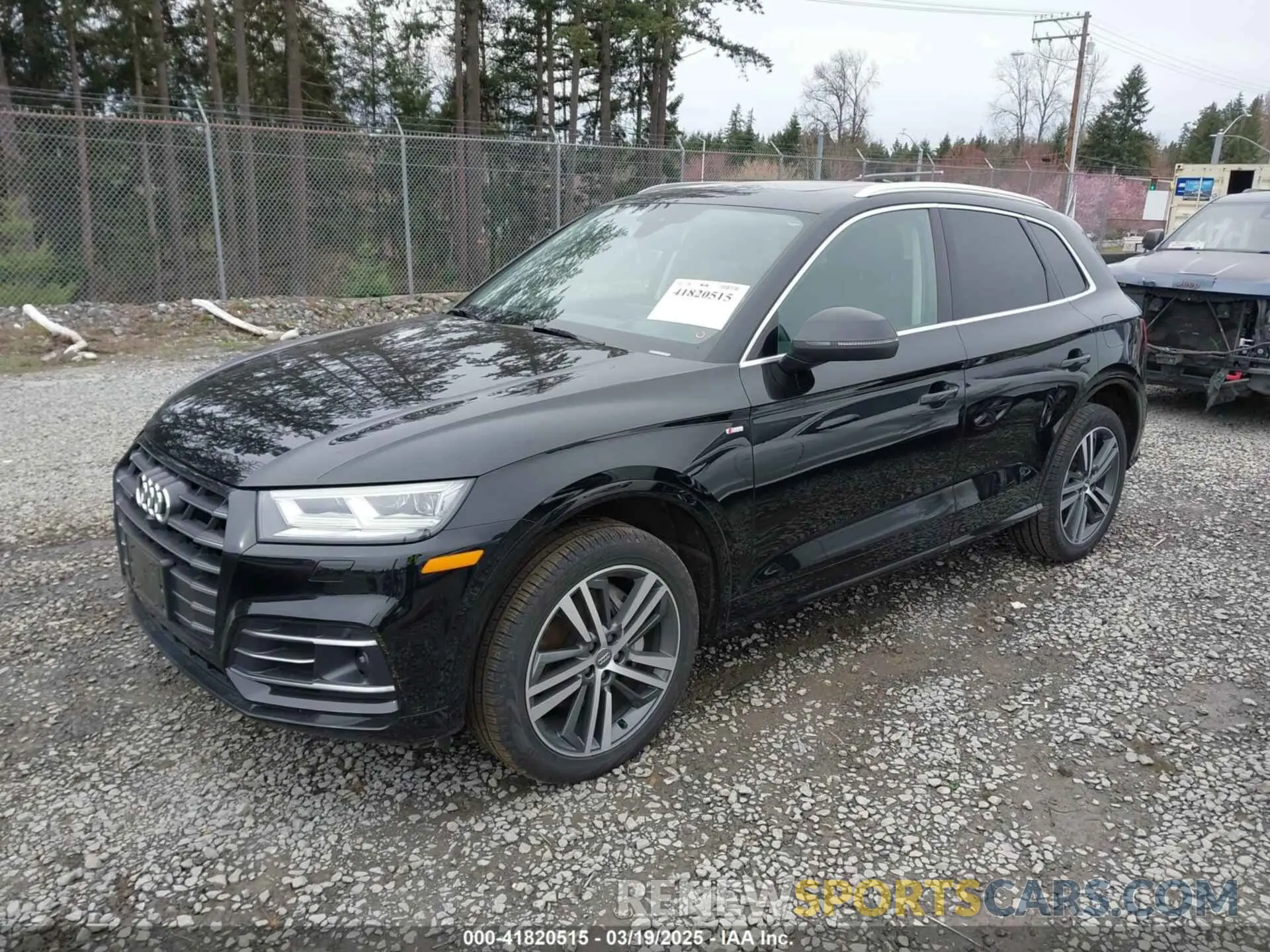 2 fotografías del automóvil dañado WA1F2AFY0L2045966 AUDI Q5 2020