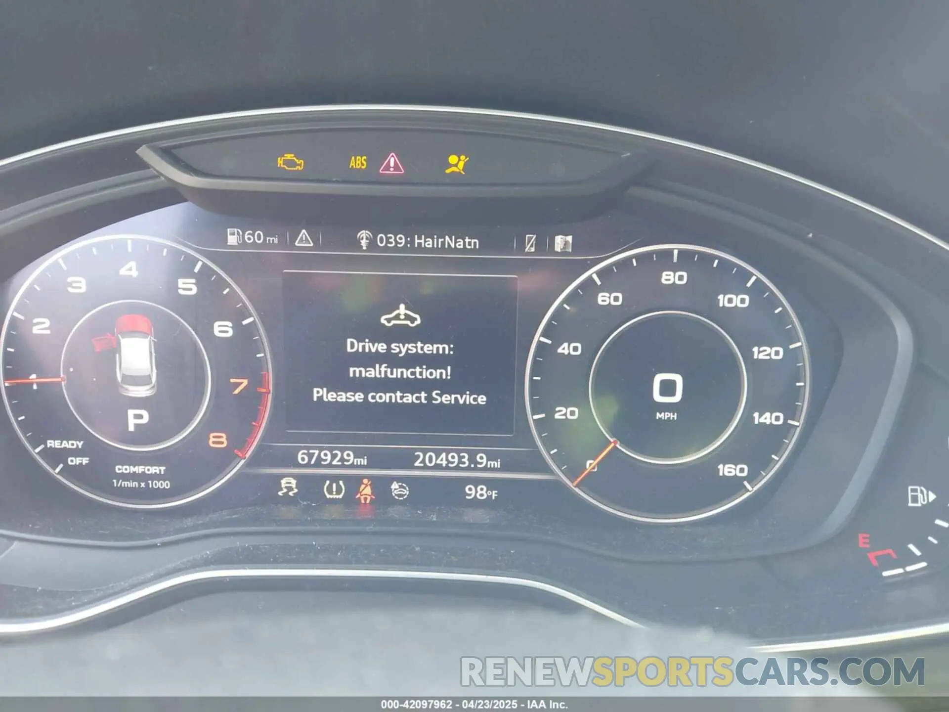 7 fotografías del automóvil dañado WA1FNAFYXL2093983 AUDI Q5 2020