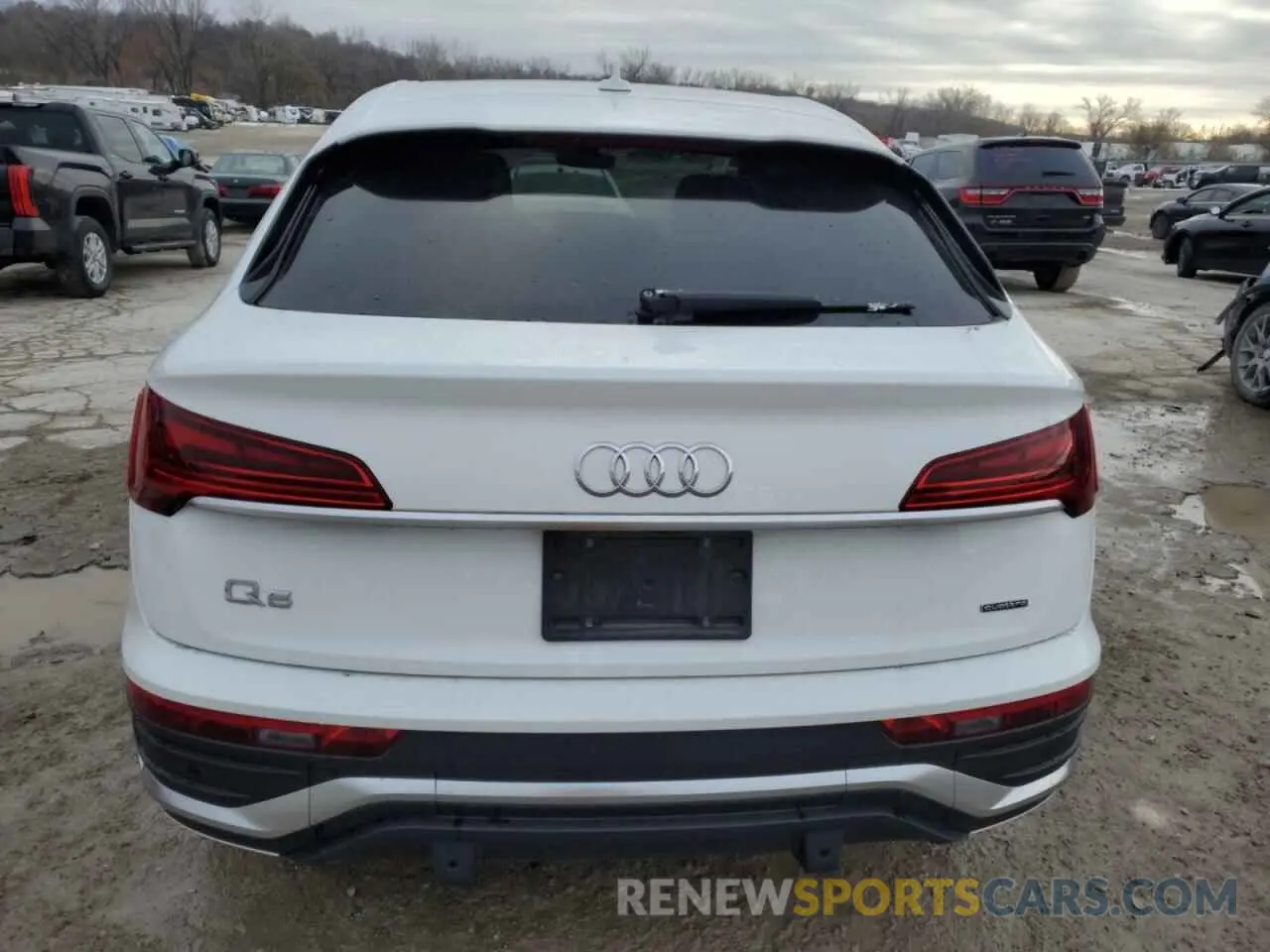 6 fotografías del automóvil dañado WA14AAFY3M2130330 AUDI Q5 2021