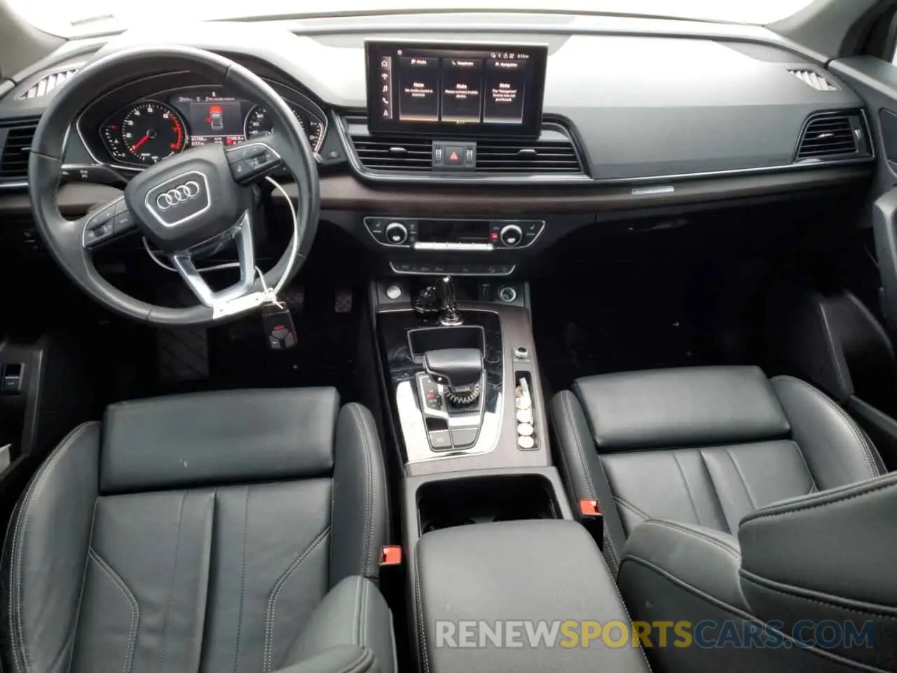 8 fotografías del automóvil dañado WA14AAFY3M2130330 AUDI Q5 2021