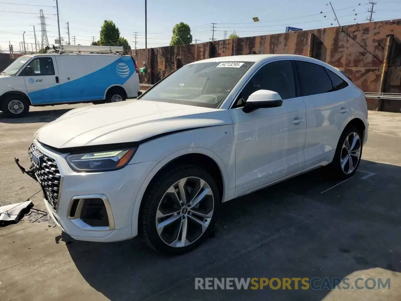 1 fotografías del automóvil dañado WA15AAFY0M2118303 AUDI Q5 2021